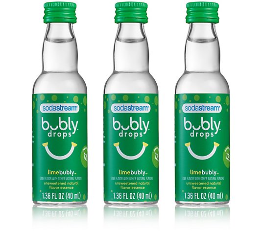 SodaStream 3-Pack Lime Bubly Drops