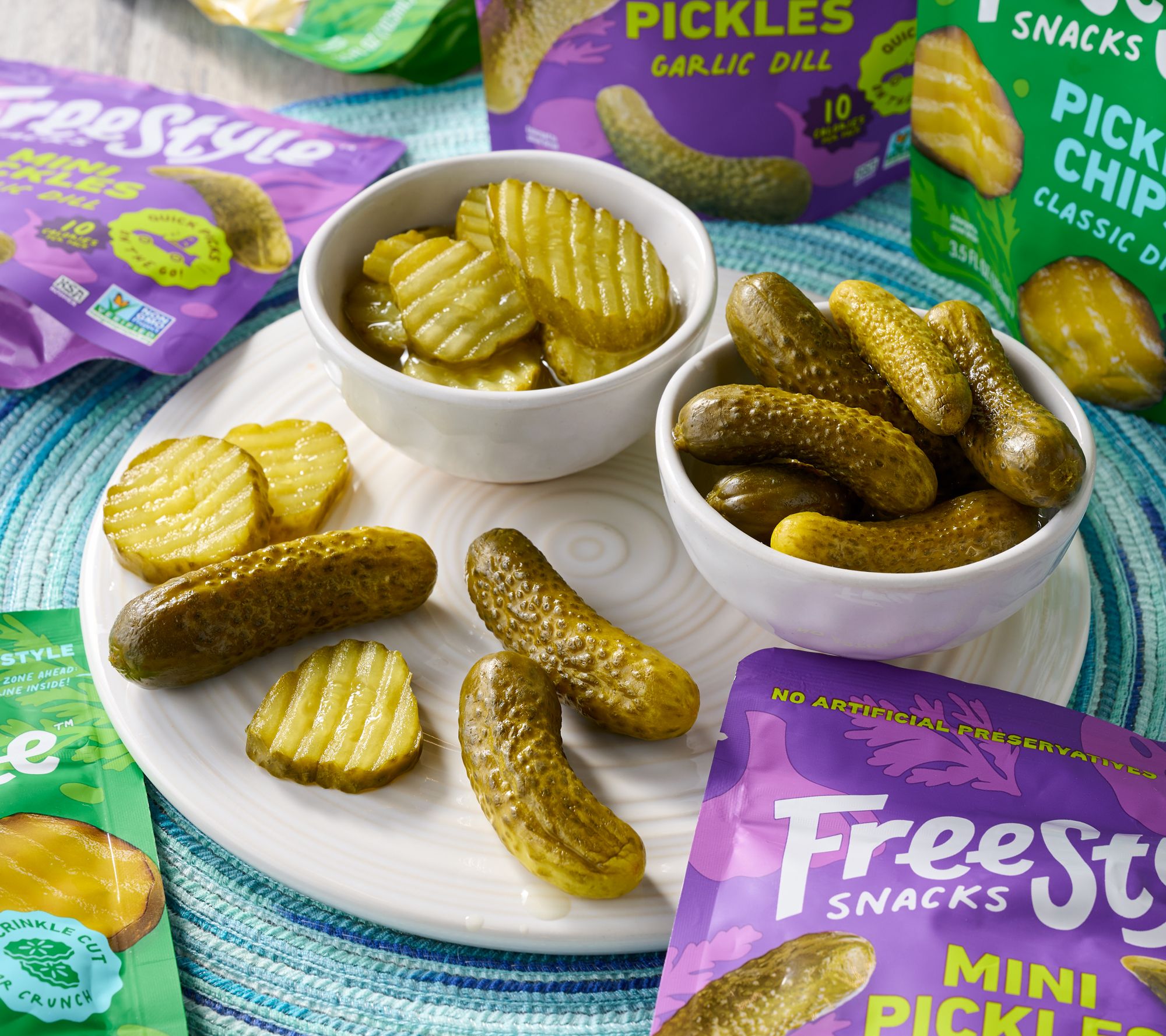 Freestyle Snacks 6ct Bags of Premium Pickles