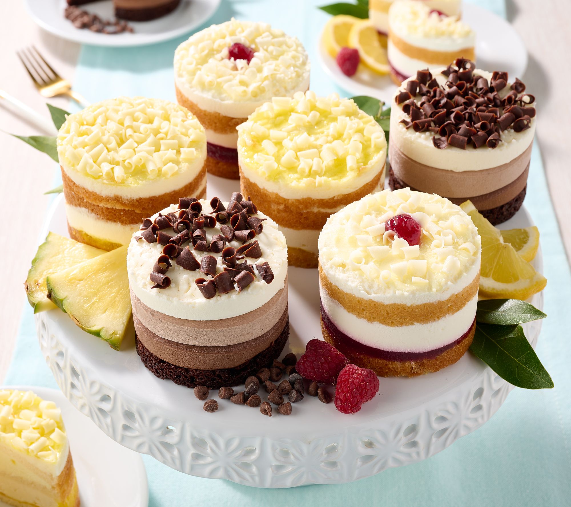 David's Cookies (12) Individual Handcrafted Taste of Spring Layer Cakes