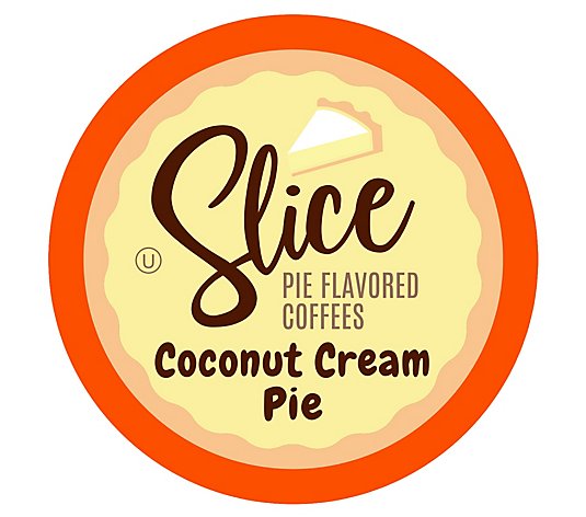 Slice 40-Count Coconut Cream Pie Flavored Coffee Pods