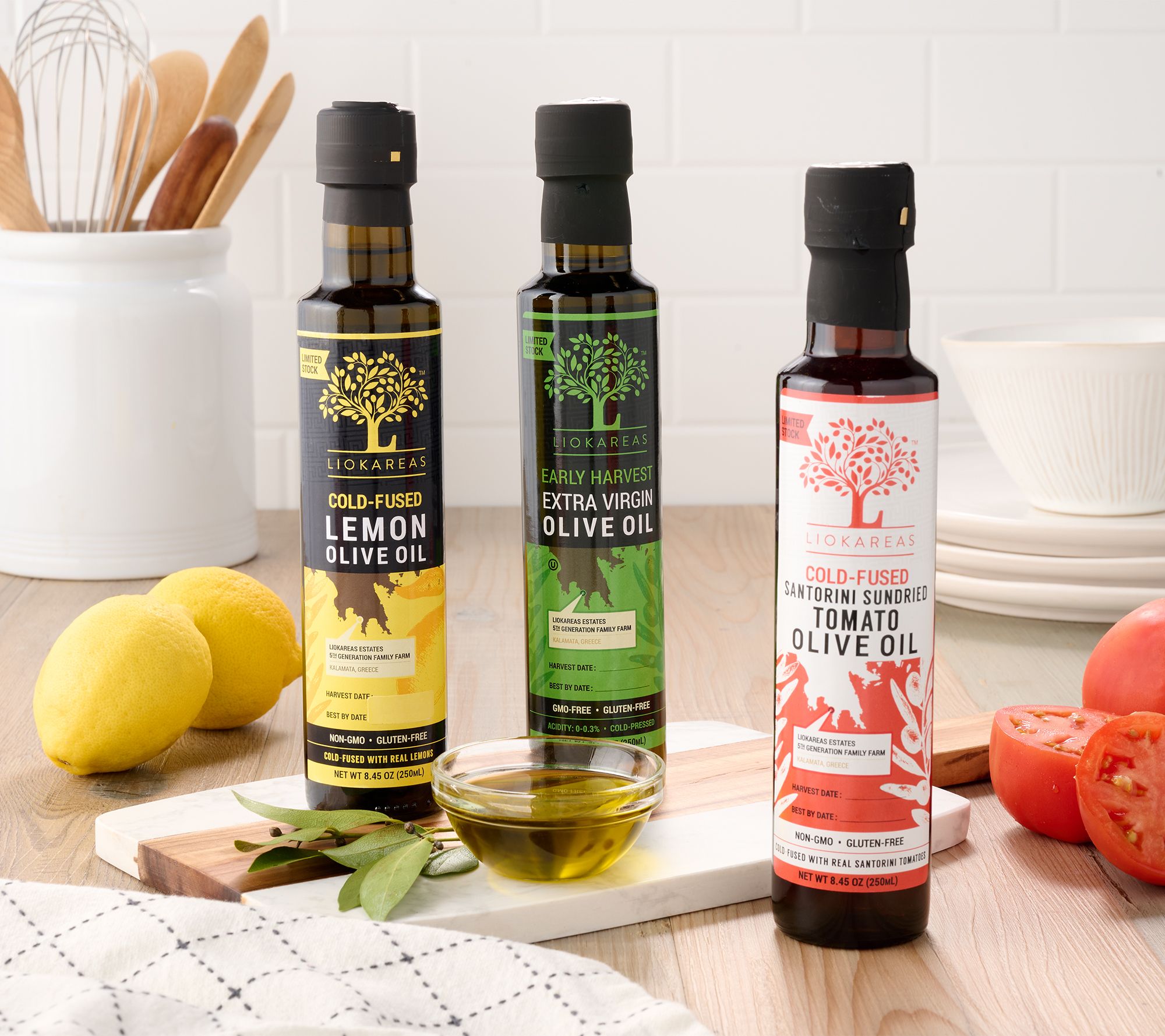 Liokareas (3) 250-ml Btls Greek Extra Virgin Olive Oil
