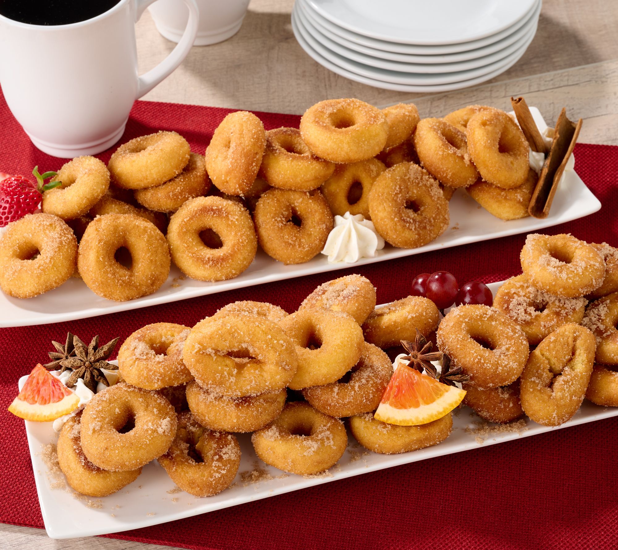 SH11/9 Pudgyboy's 48pc Old Fashioned Ready to Bake Holiday Donuts