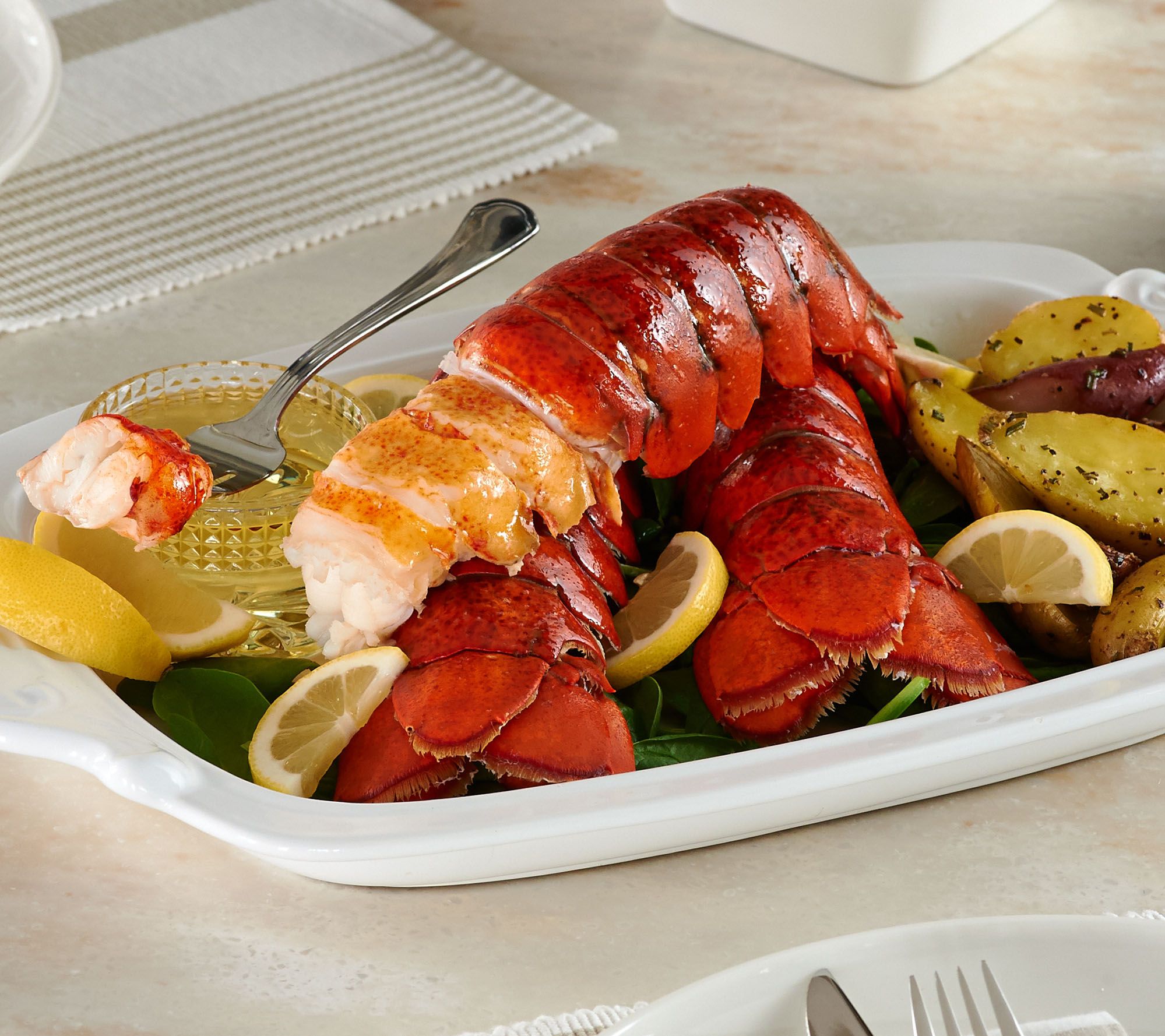 Greenhead Lobster (4) 78 oz. Lobster Tails w/ 8 oz. Butter