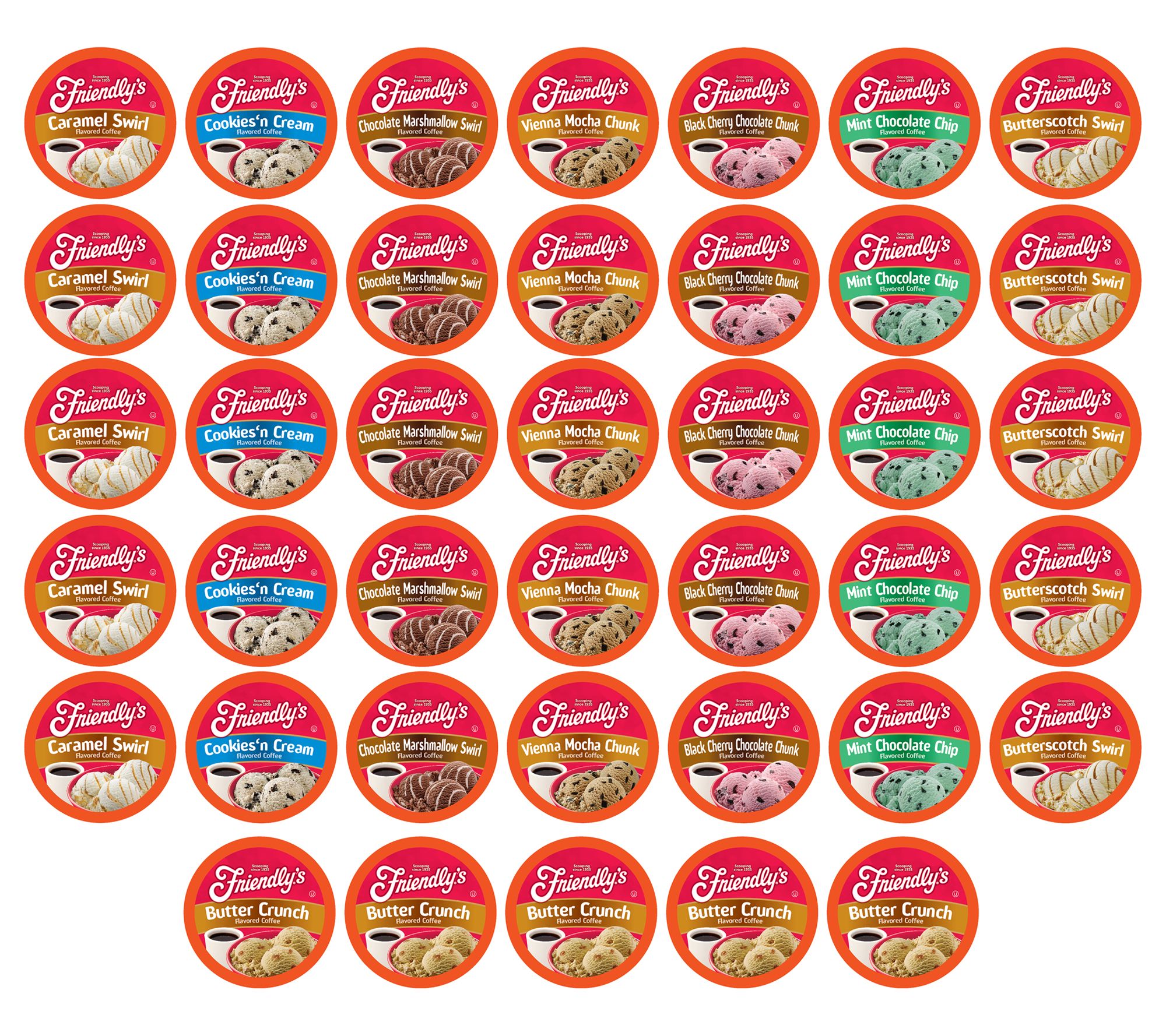 Friendlys 40-Count Ice Cream-Flavored VarietyCoffee Pods - QVC.com