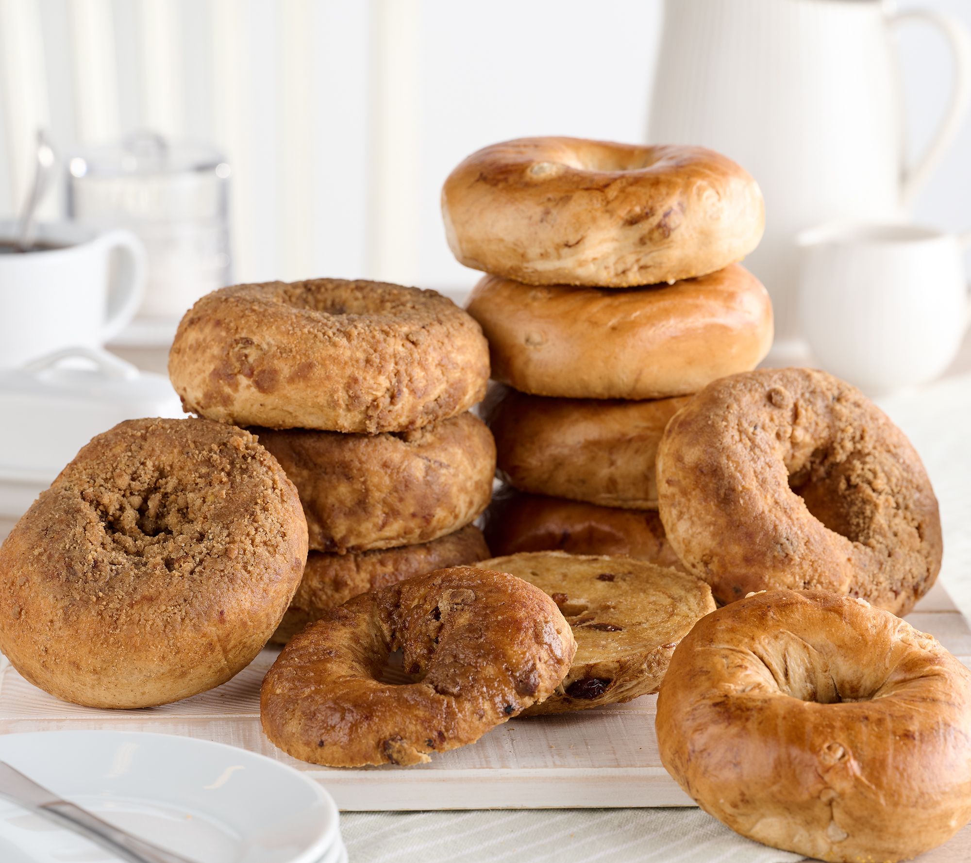 Just Bagels (24) 4-oz NYC Kettle Boiled Bagels in Flavor Choice - QVC.com