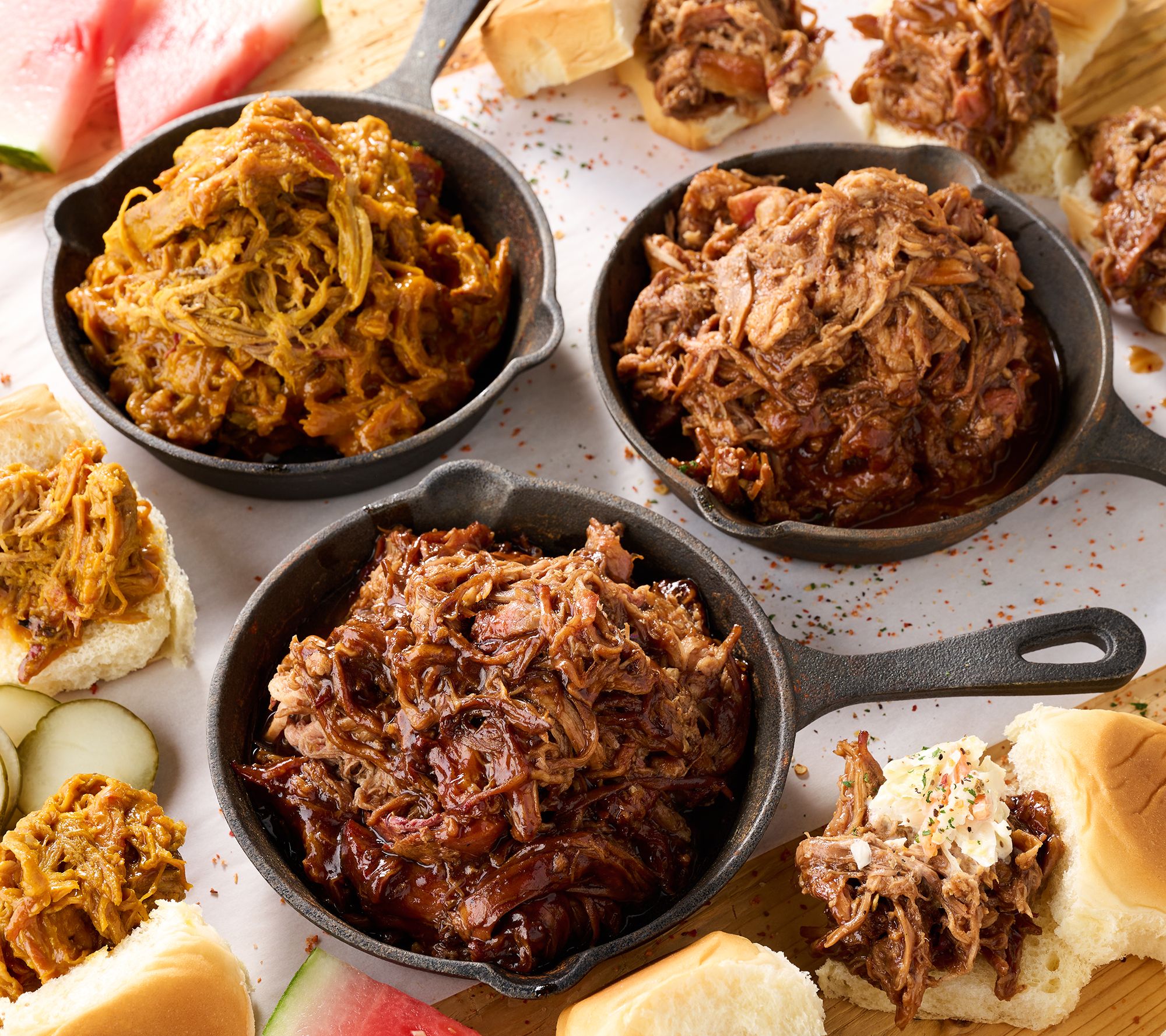 Corky's BBQ 4.5-lb  BBQ Pulled Pork Pitmaster's Regional Trio
