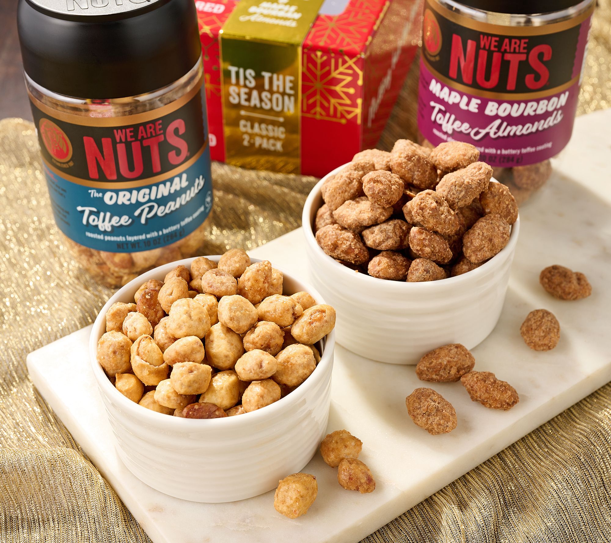 We Are Nuts (2) Jar Set: Nut & Snack Mix in Gift Box