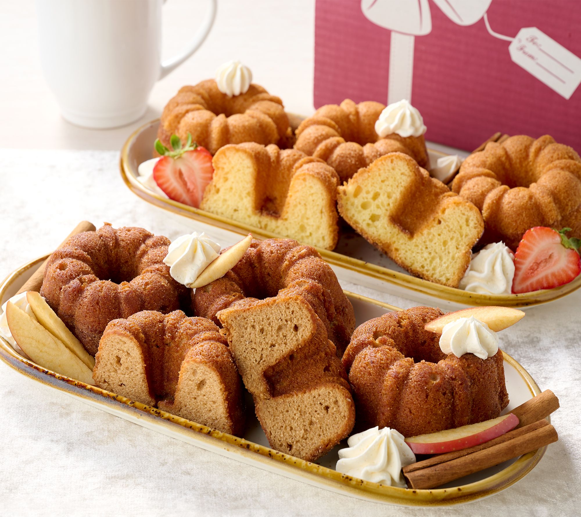 SH12/7 My Grandma's Choice of (8) Mini Cakes in Gift Boxes