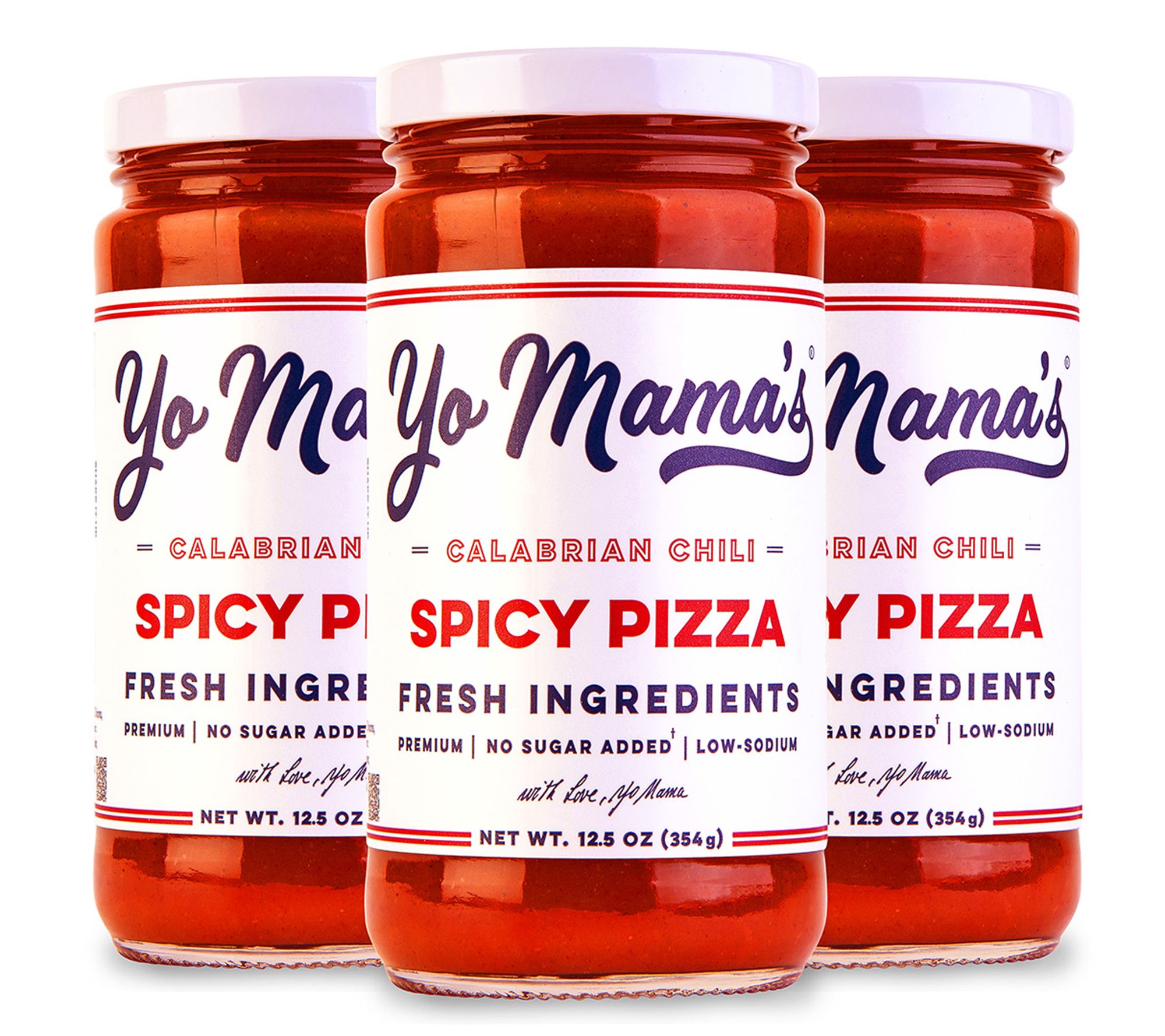 Yo Mama's Set of 3 Spicy Pizza Sauce