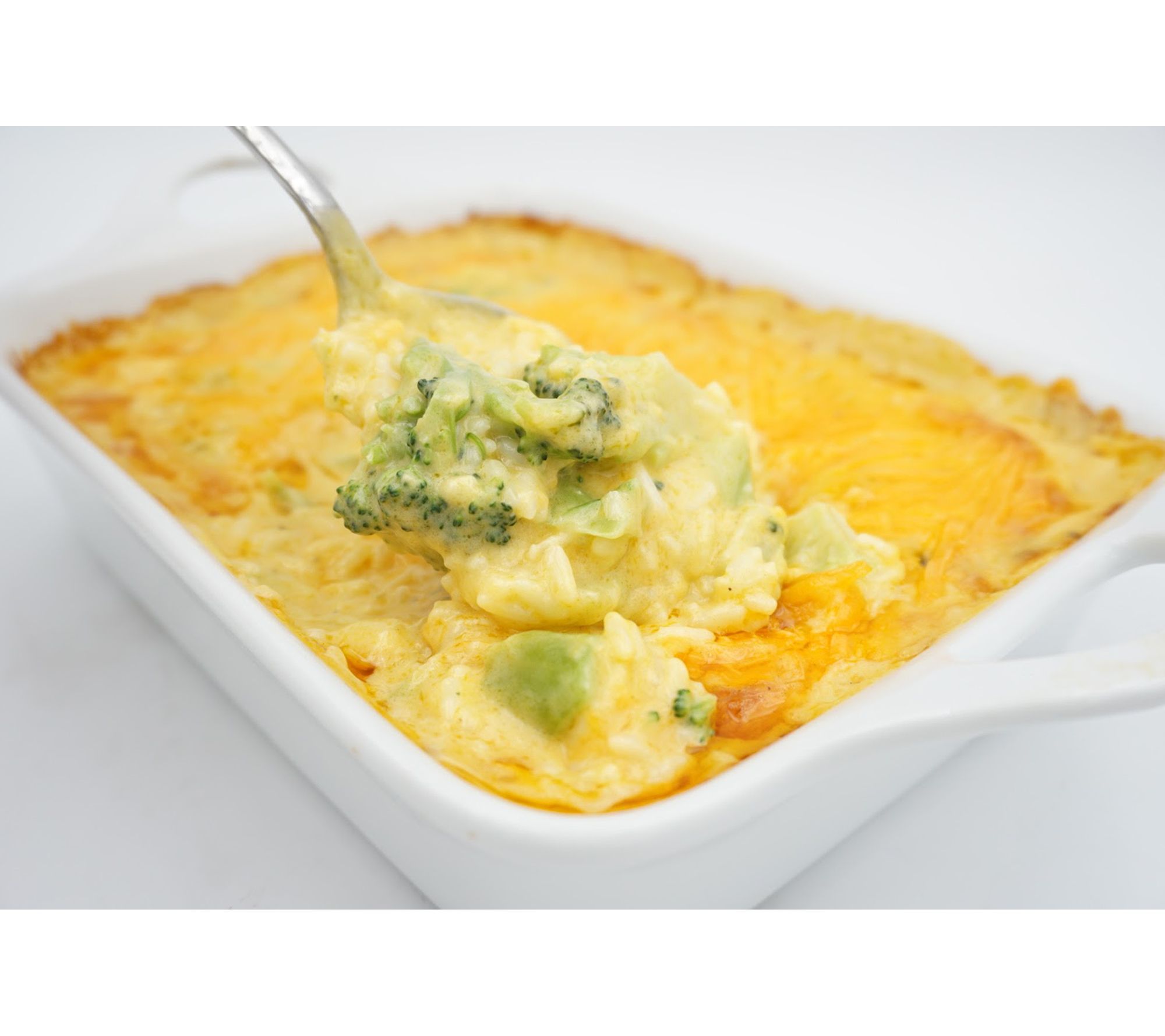 Corky's (2) 2 lb. Broccoli and Cheese Casserole with Topping