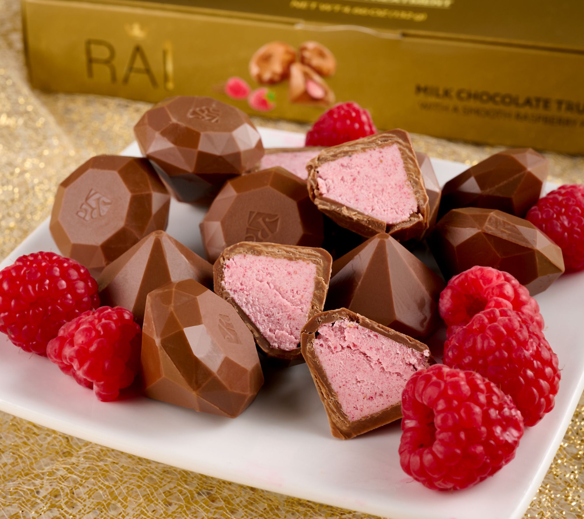 RAI Chocolate 48pc Milk Chocolate Truffles in (4) Boxes