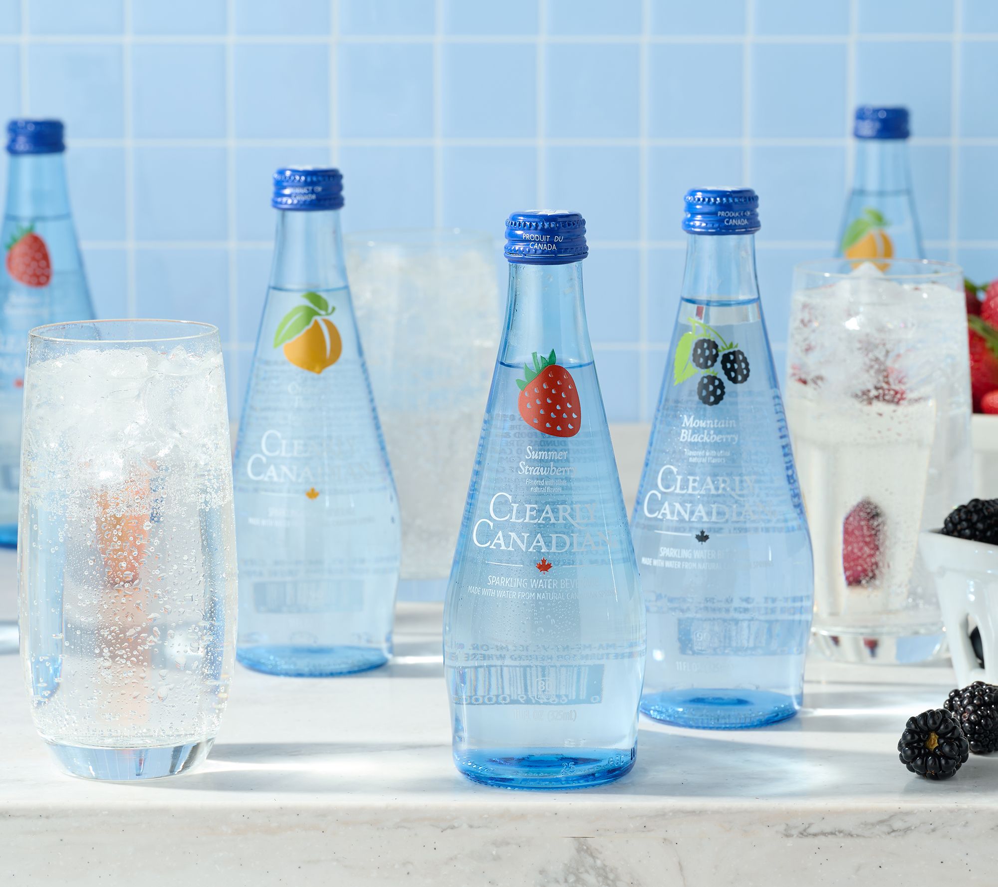 Clearly Canadian 12pk (11oz) Glass Sparkling Flavored Water