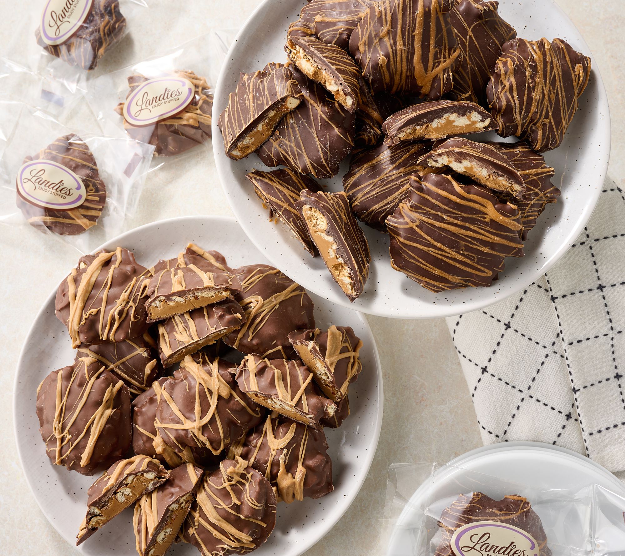 Landies Candies 30 Piece Chocolate Covered Pretzelettes