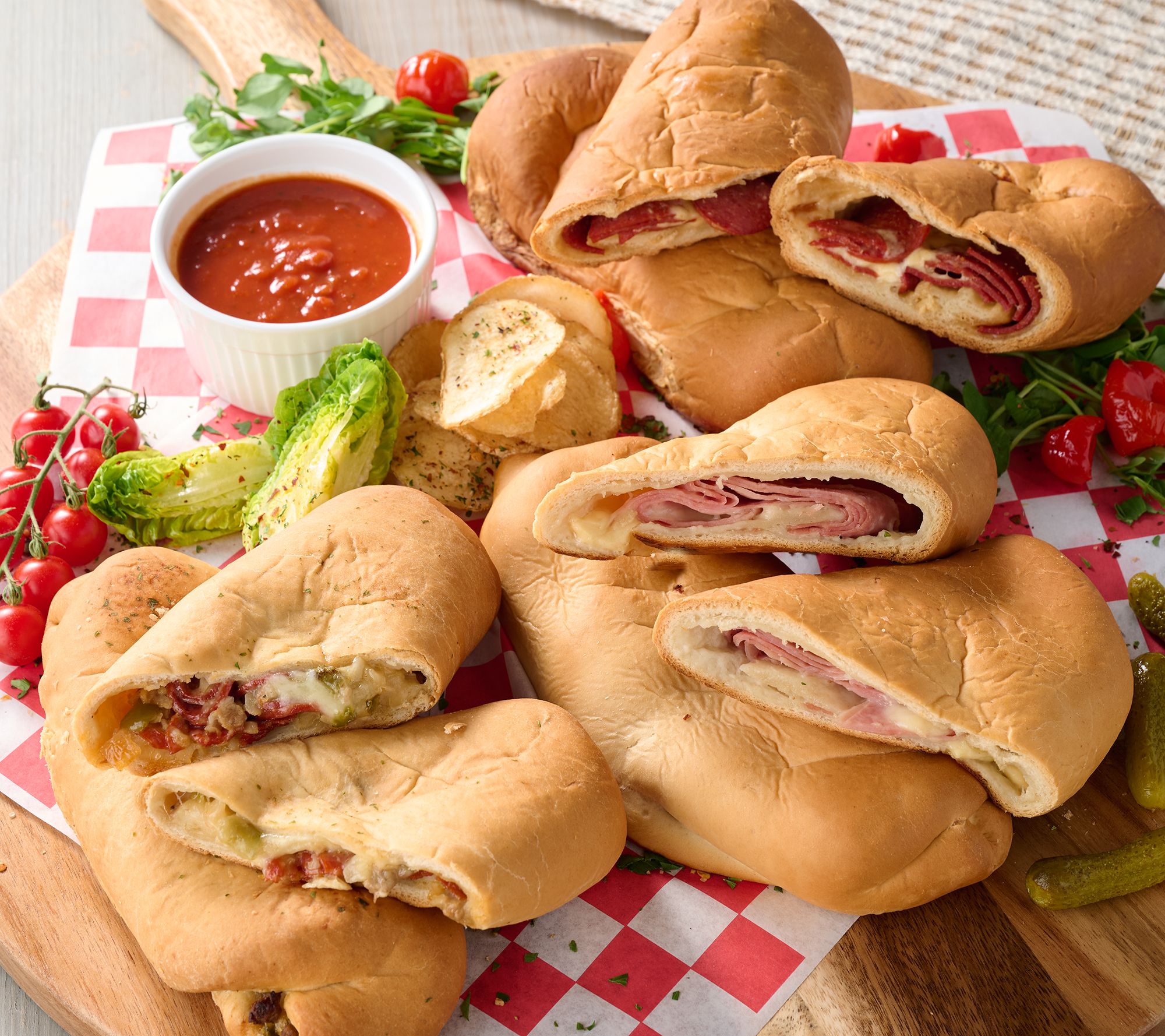 Stanganelli's (6) 12oz Authentic Stuffed Stromboli