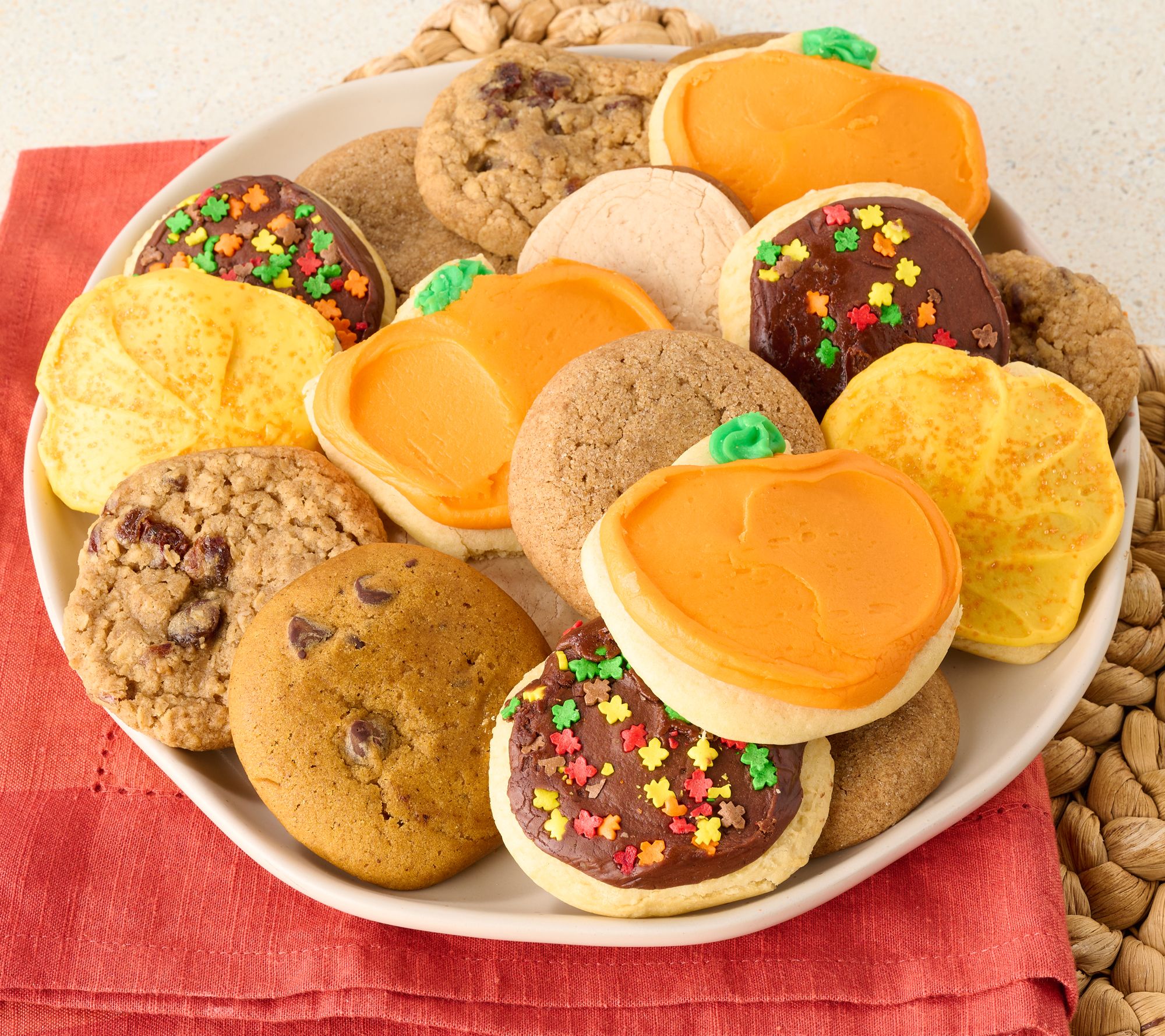 Cheryl's 30 Piece Cozy Fall Cookie Assortment - QVC.com