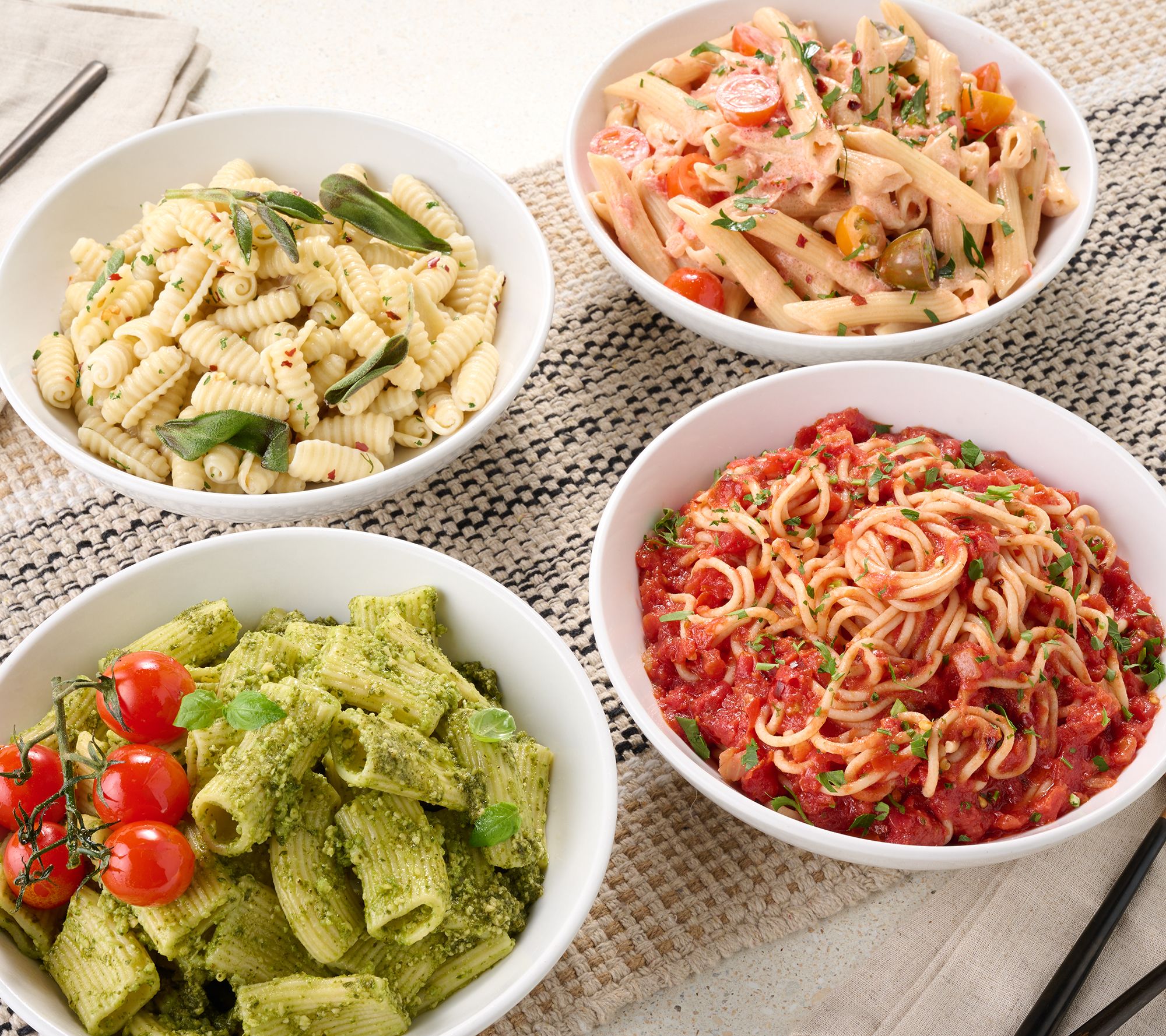 Pastanito (4) 8-oz Trays of 10g Protein Fresh Pasta