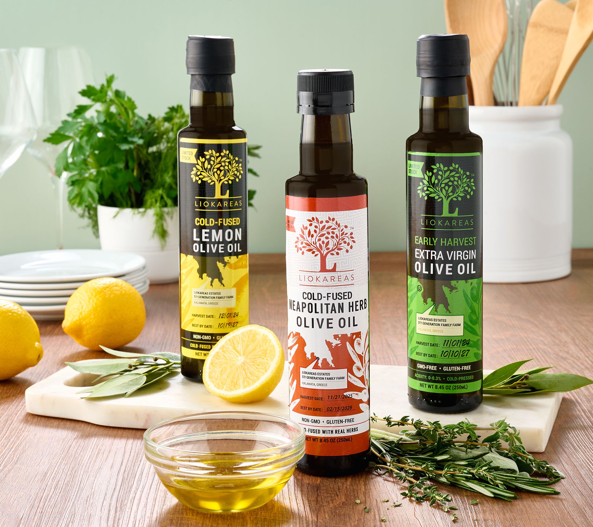 Liokareas 250ml Btl Trio Premium Greek Extra Virgin Olive Oil