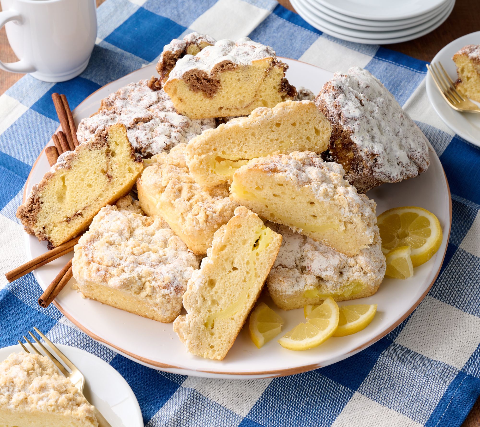 Jimmy the Baker (12) 6.5oz Cinnamon or Lemon Pie Crumb Cakes