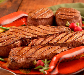 Kansas City (4) 8-oz Filet Mignons & (4) 10-ozStrip Steaks