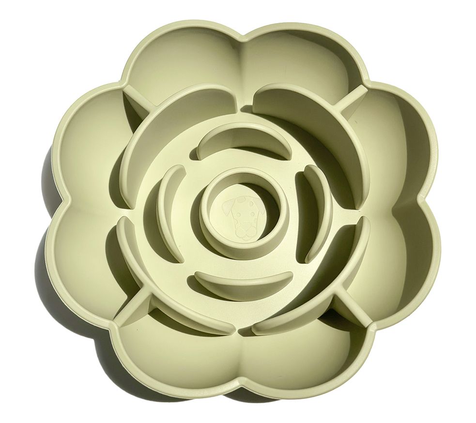 Spot n Knot Pet Slow Feeder Bowl Flower