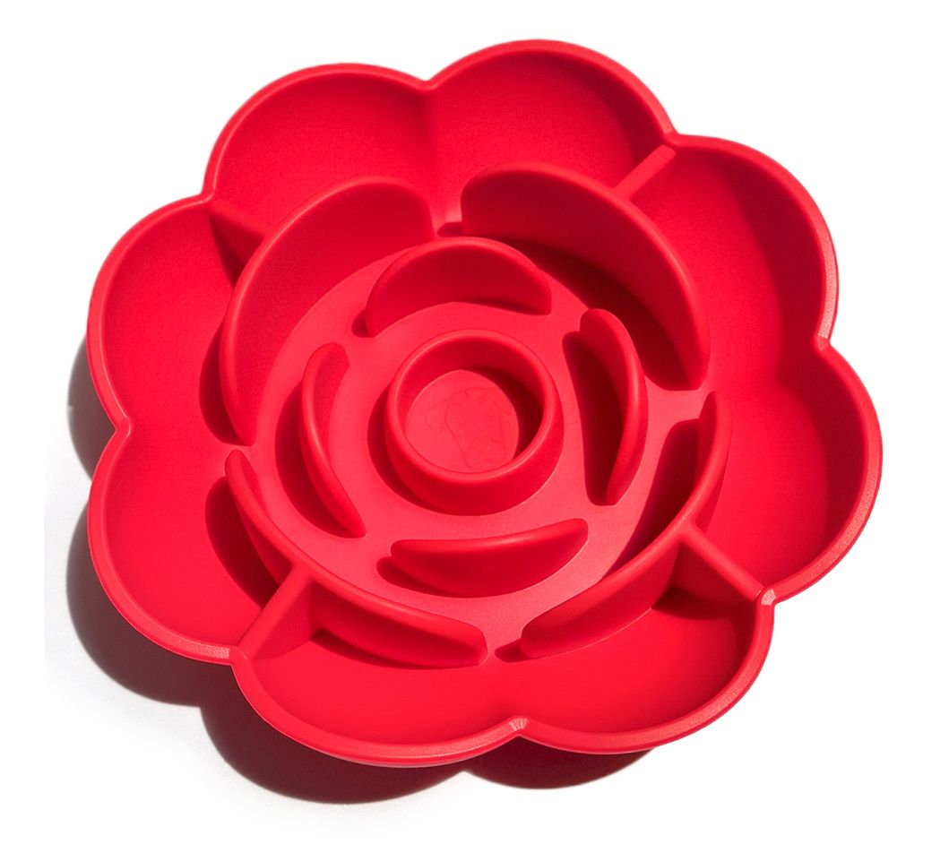 Spot n Knot Pet Slow Feeder Bowl Flower