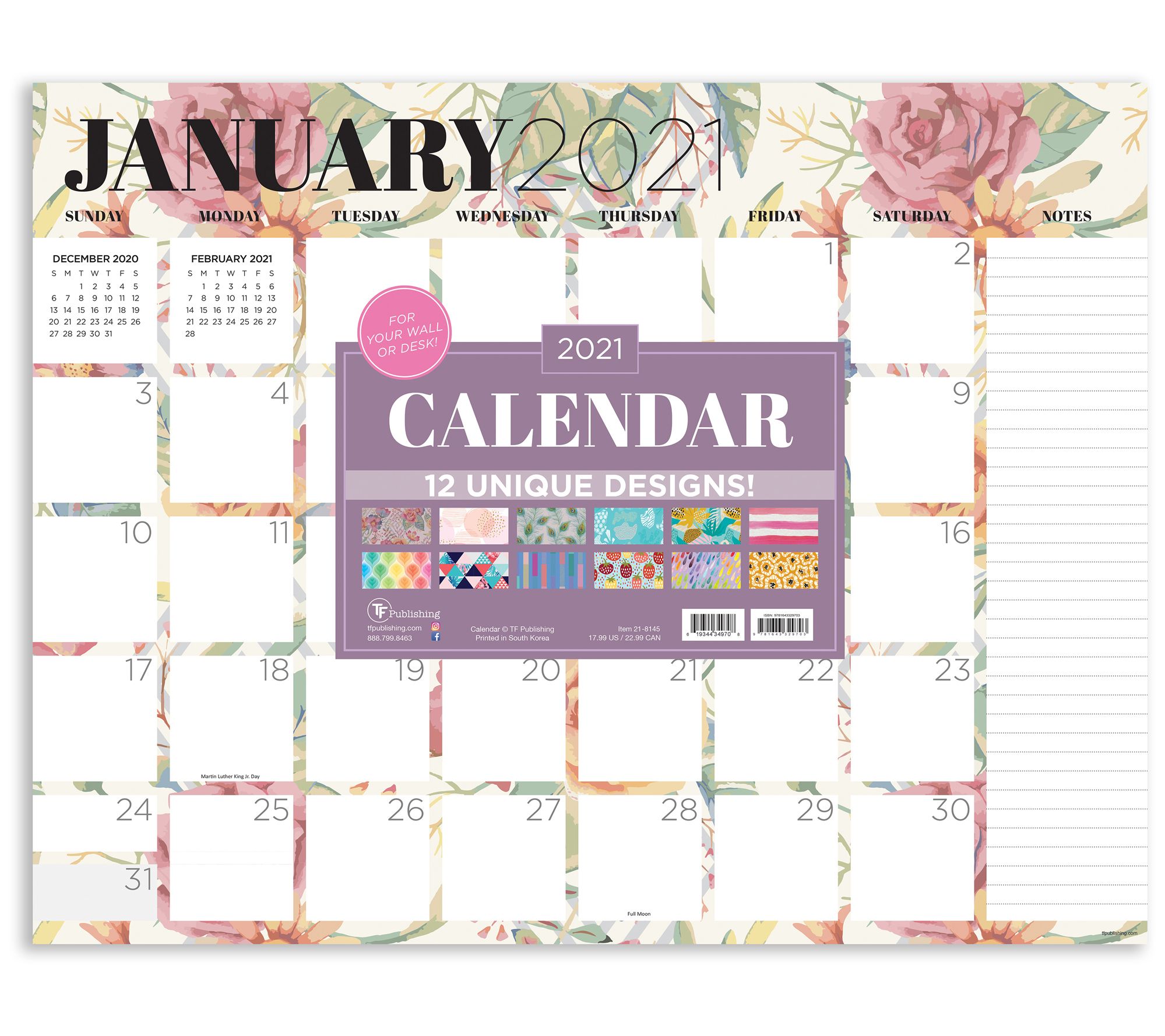 2021 Desk Pad Calendar