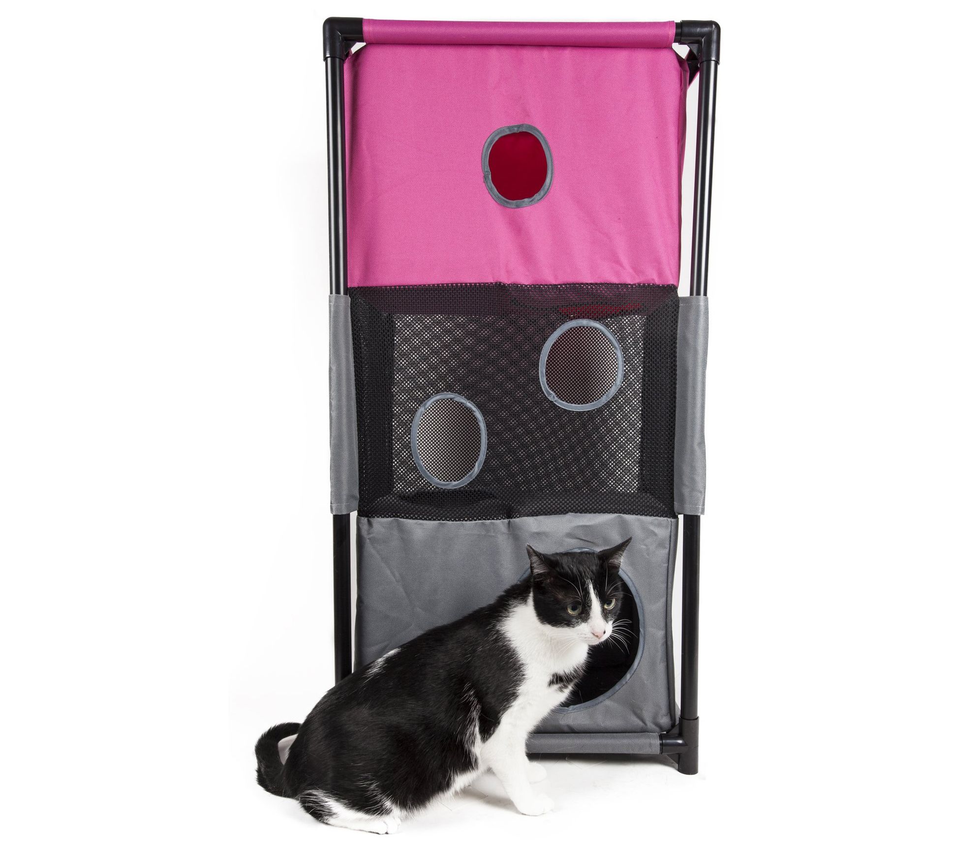 Pet Life Kitty Square Obstacle Play Travel Pe t Cat House