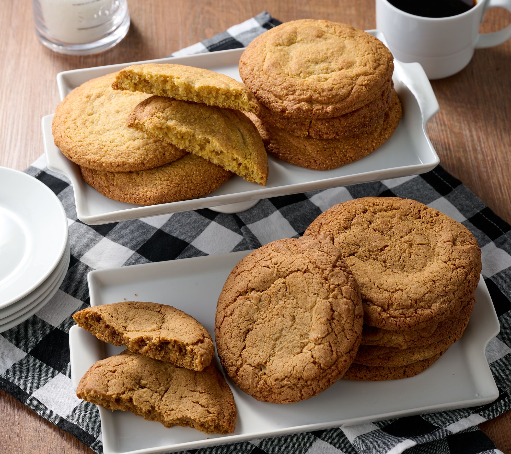 Jimmy the Baker (12) 4 oz Ginger Molasses Or Cornbread Cookies