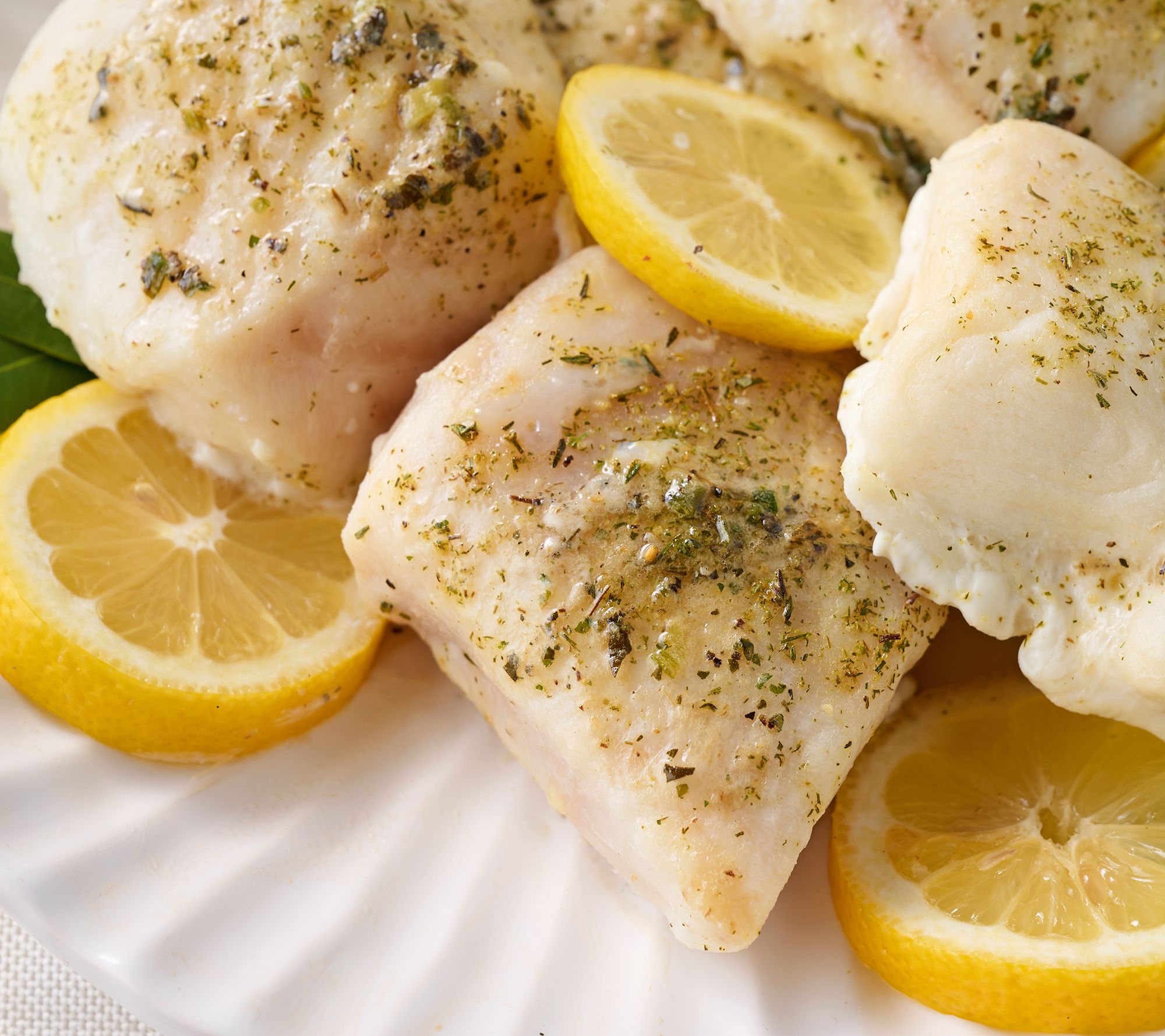 Egg Harbor (6) 5oz Halibut Filets with Garlic Herb Butter