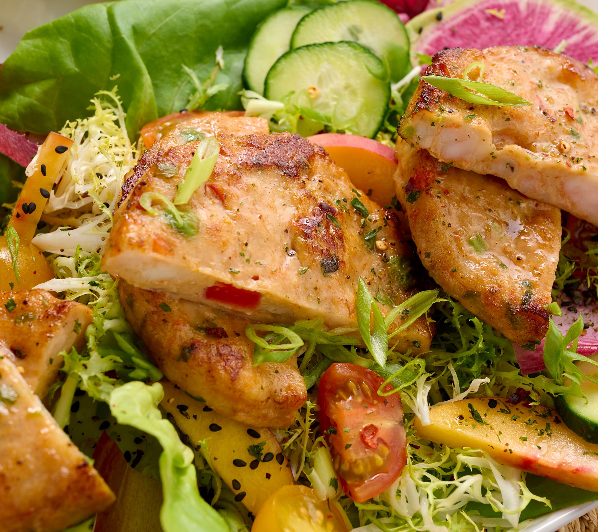 Blue Circle Foods (8) 3.5-oz Shrimp Burgers