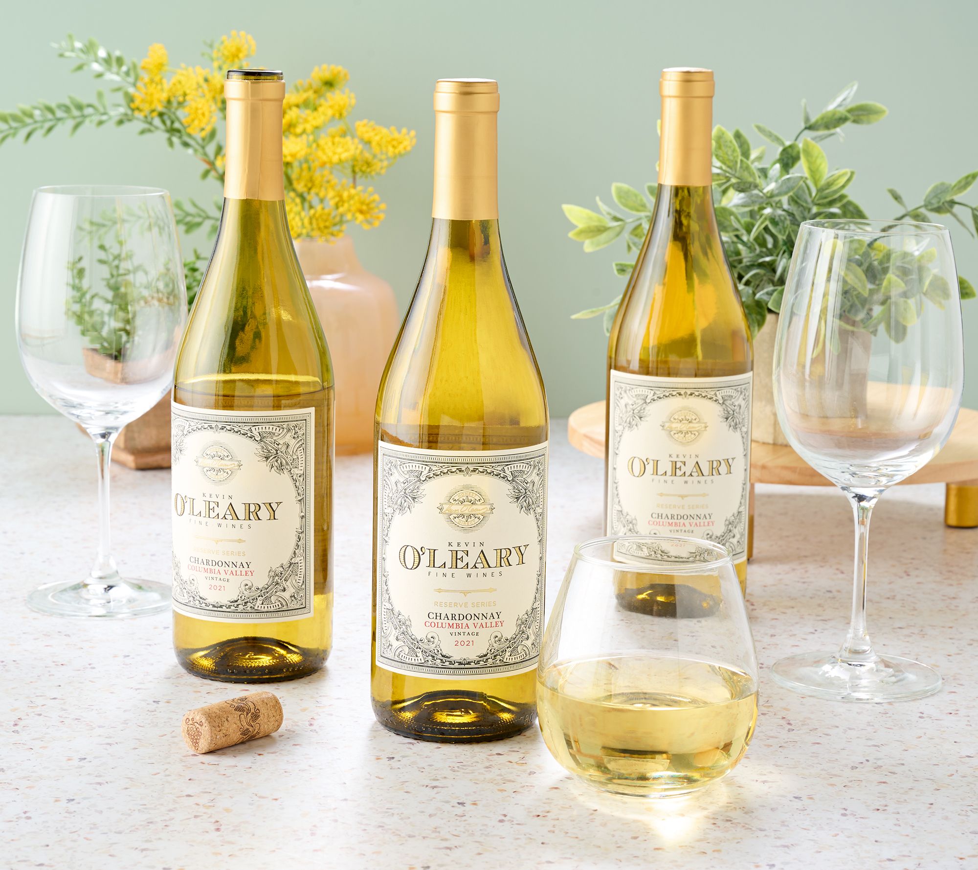 Kevin O'Leary Reserve (3) 750ml Bottle Wine Set Auto-Delivery