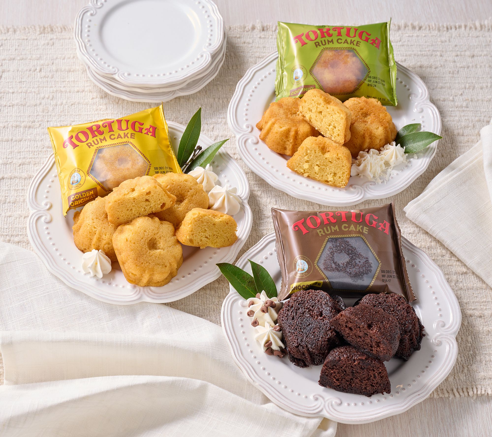 SH12/7 Tortuga Imports (20) 1.8oz Snack Size Rum Cakes