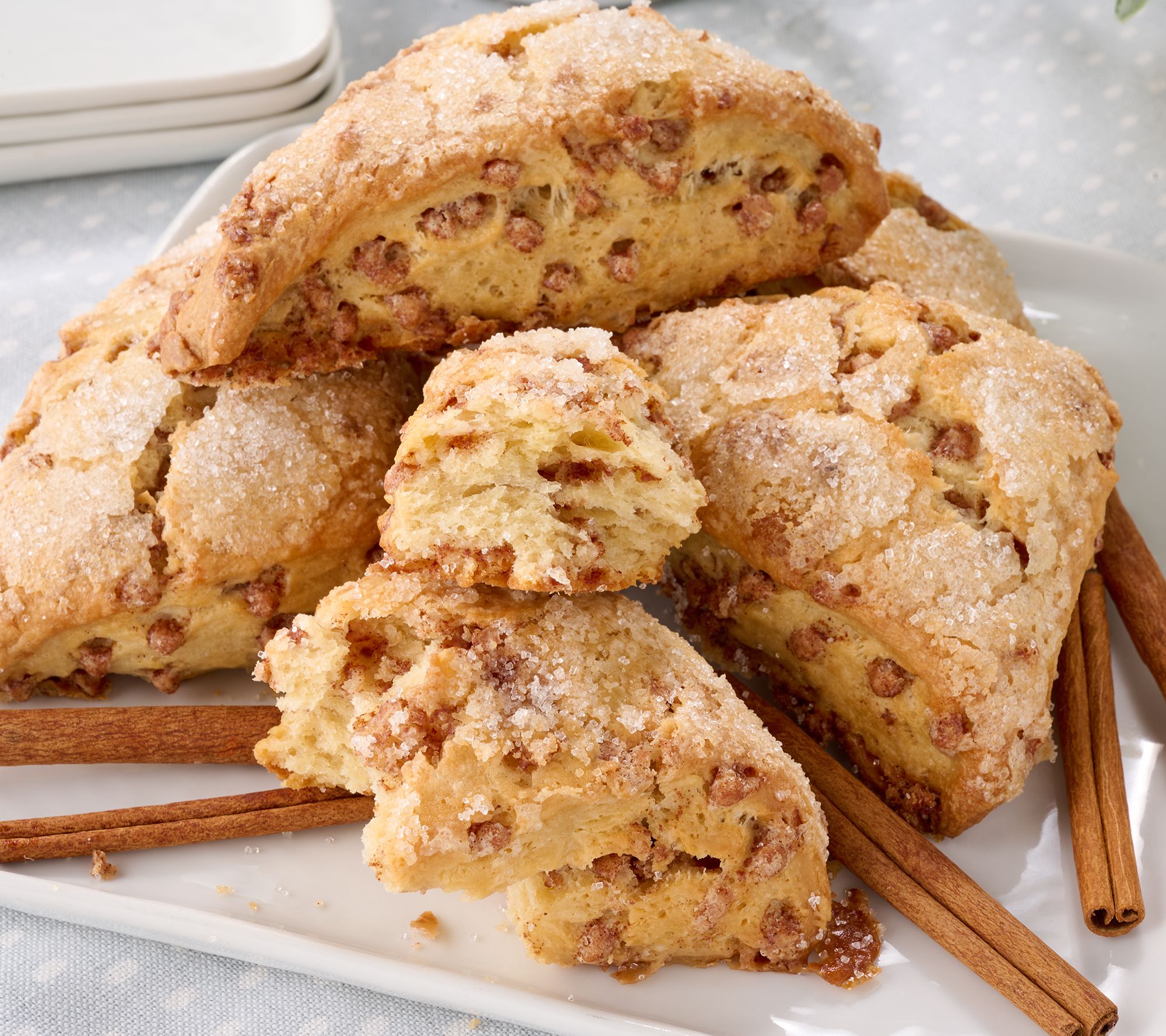 David's Cookies (12) 4oz Ready to Bake Scones in Fruit Favorites