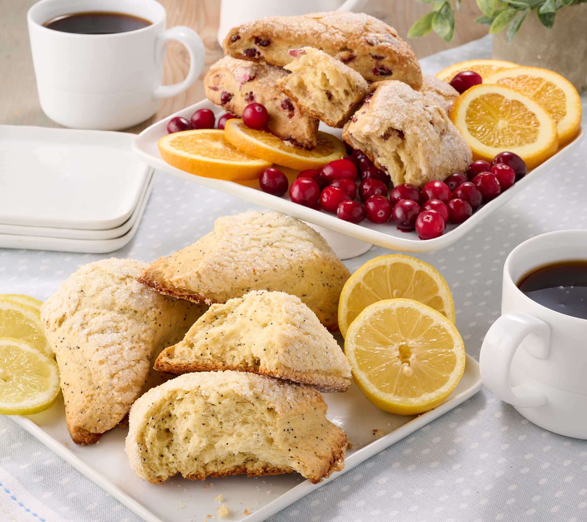 David's Cookies (12) 4oz Ready to Bake Scones in Fruit Favorites
