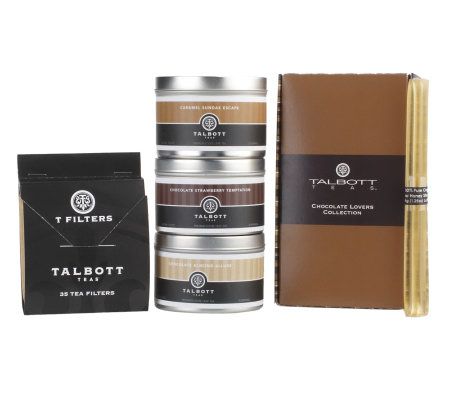 Talbott Teas Chocolate Lovers Tea Gift Set - QVC.com