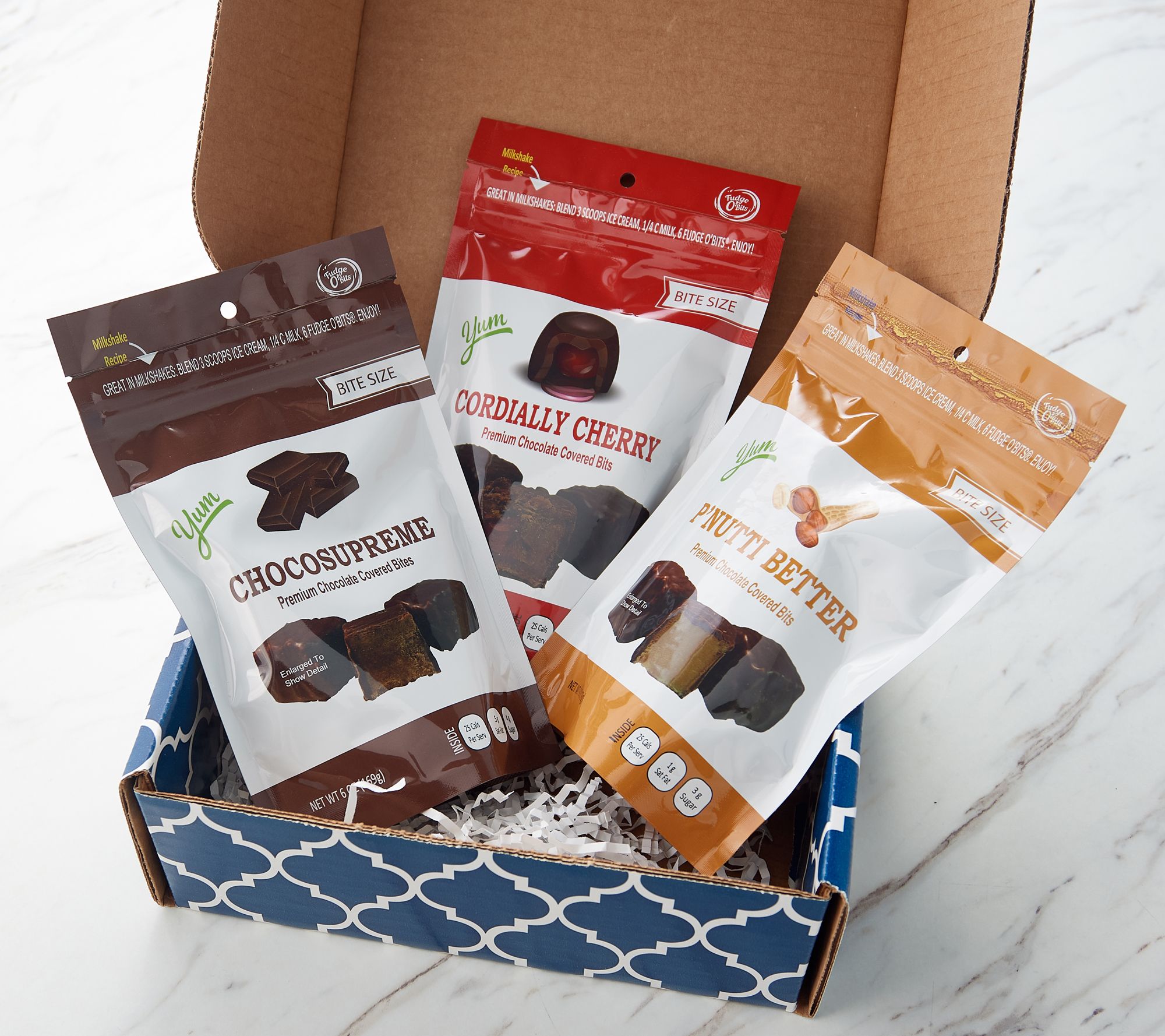 Diamond K Sweets (3) 6 oz. Bags of Chocolate Fudge Bites