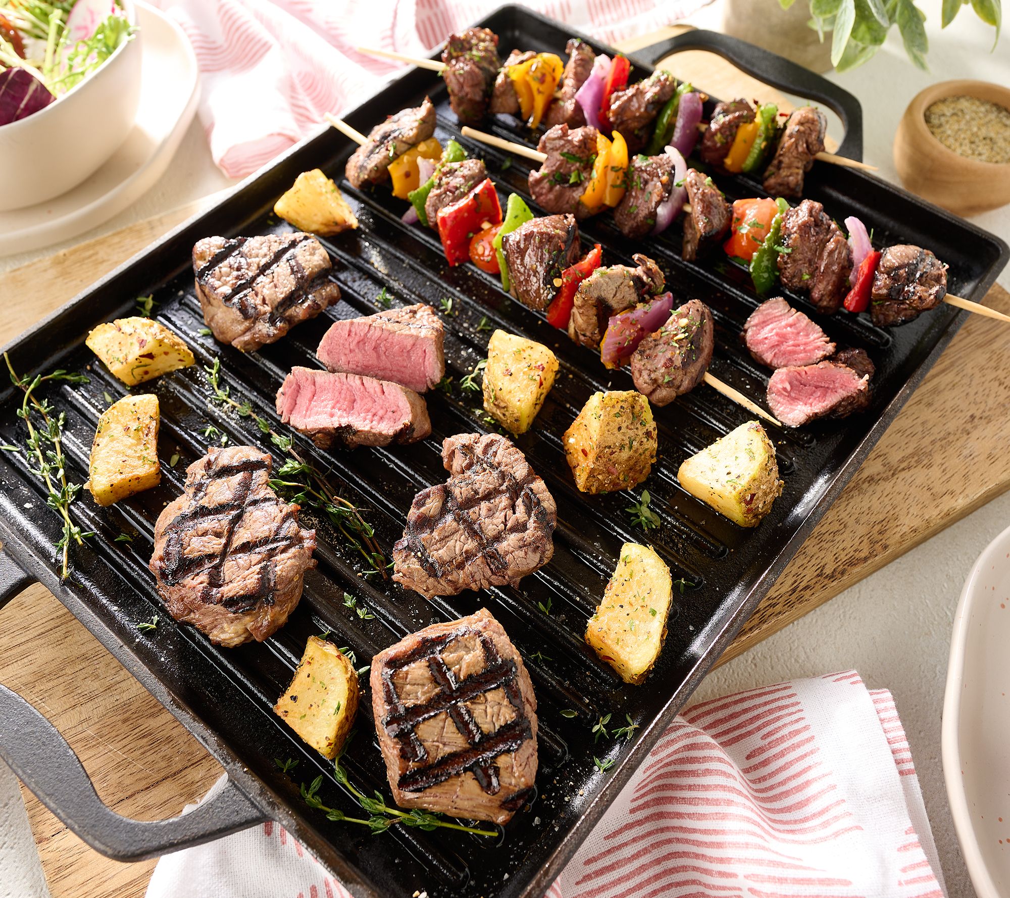 Kansas City Steak Co. 4-lbs Filet Mignon Tips & (16) 2-oz Medallions