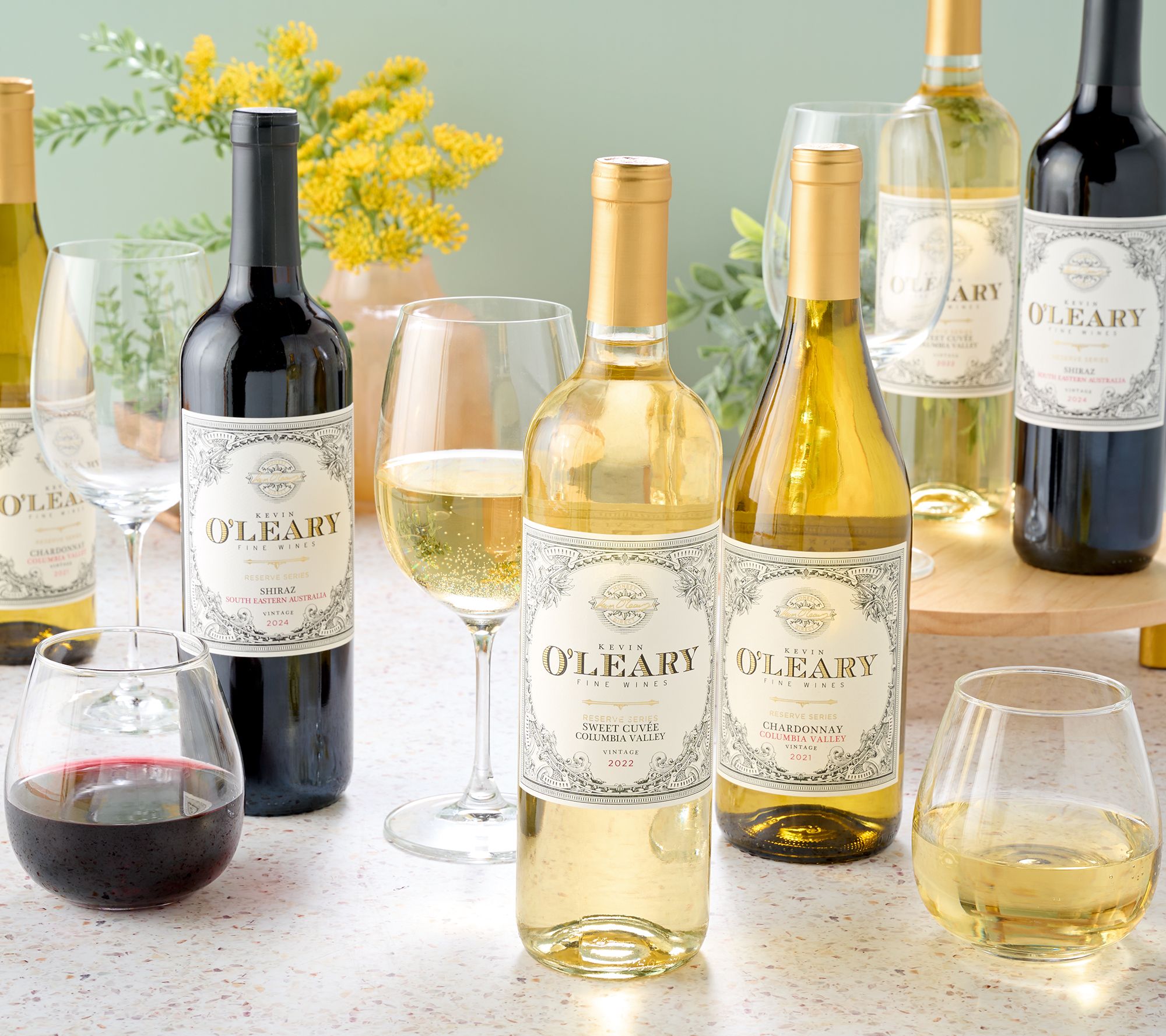 Kevin O'Leary Reserve (9) 750ml Bottle Wine Set Auto-Delivery