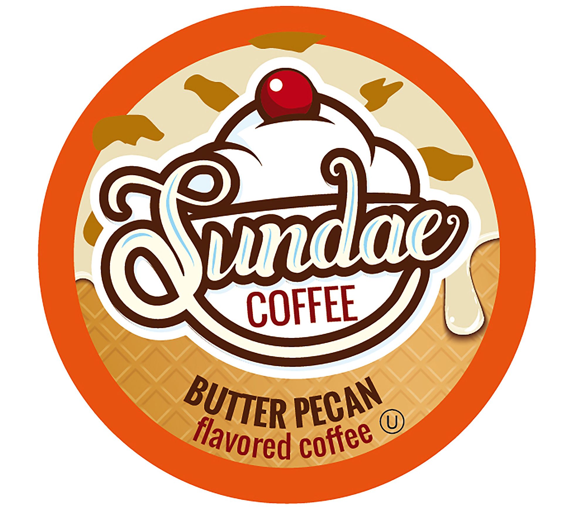 Sundae Coffee 48-Count Butter Pecan Flavored Coffee Pods