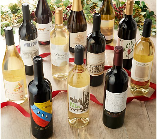 Geoffrey Zakarian Set of 12 Holiday Survival Wines