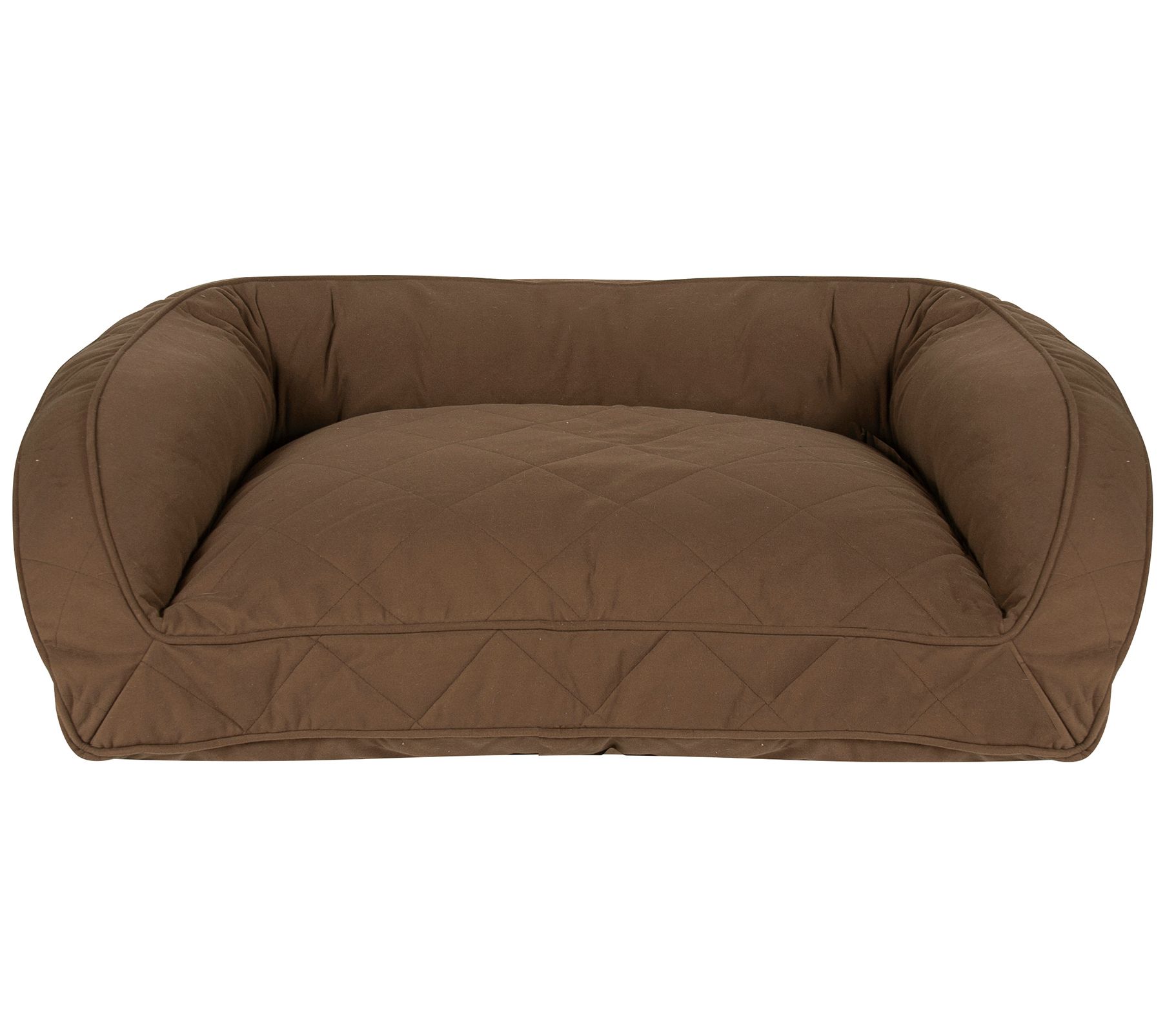 Carolina Pet Sm/Md Orthopedic Quilted Microfiber Bolster Bed