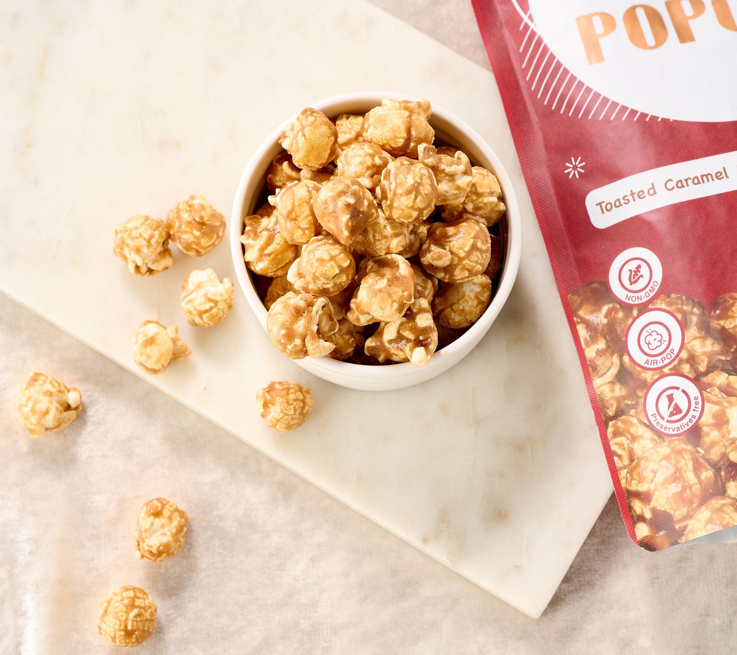 SH 11/9 Chef Poppin (8) 4.2 oz. Sweet Gourmet Coated Popcorn