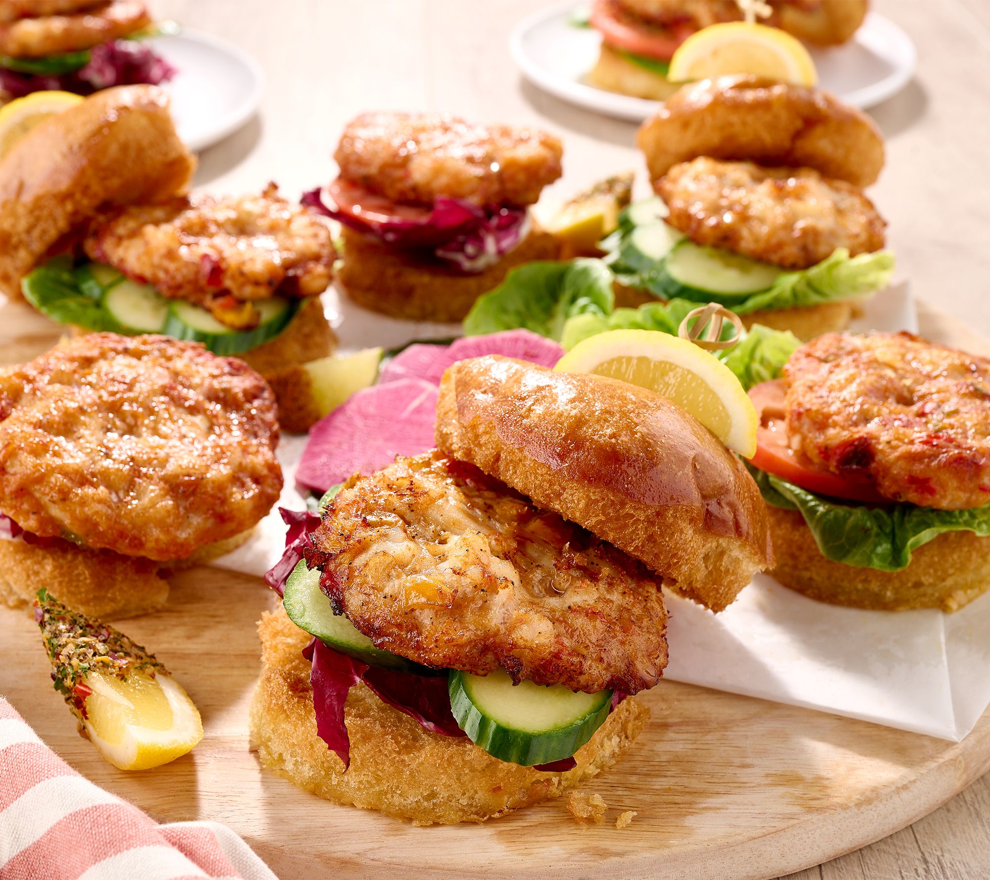 Prime Shrimp (20) 4-oz Premium Shrimp Burgers Auto-Delivery