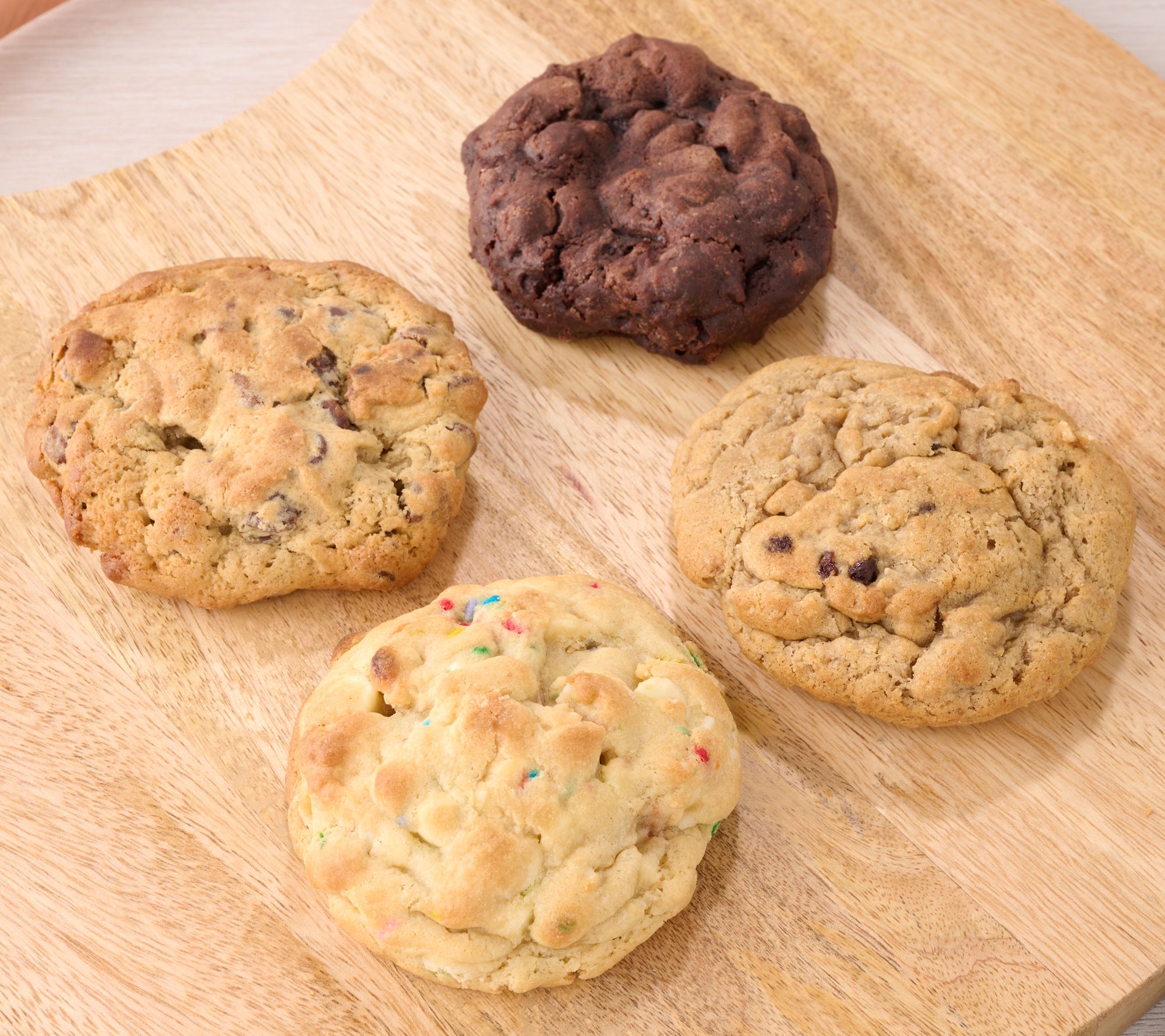 Pop's Corner (4) Large Individual Decadent Fresh Baked Cookies | QVC