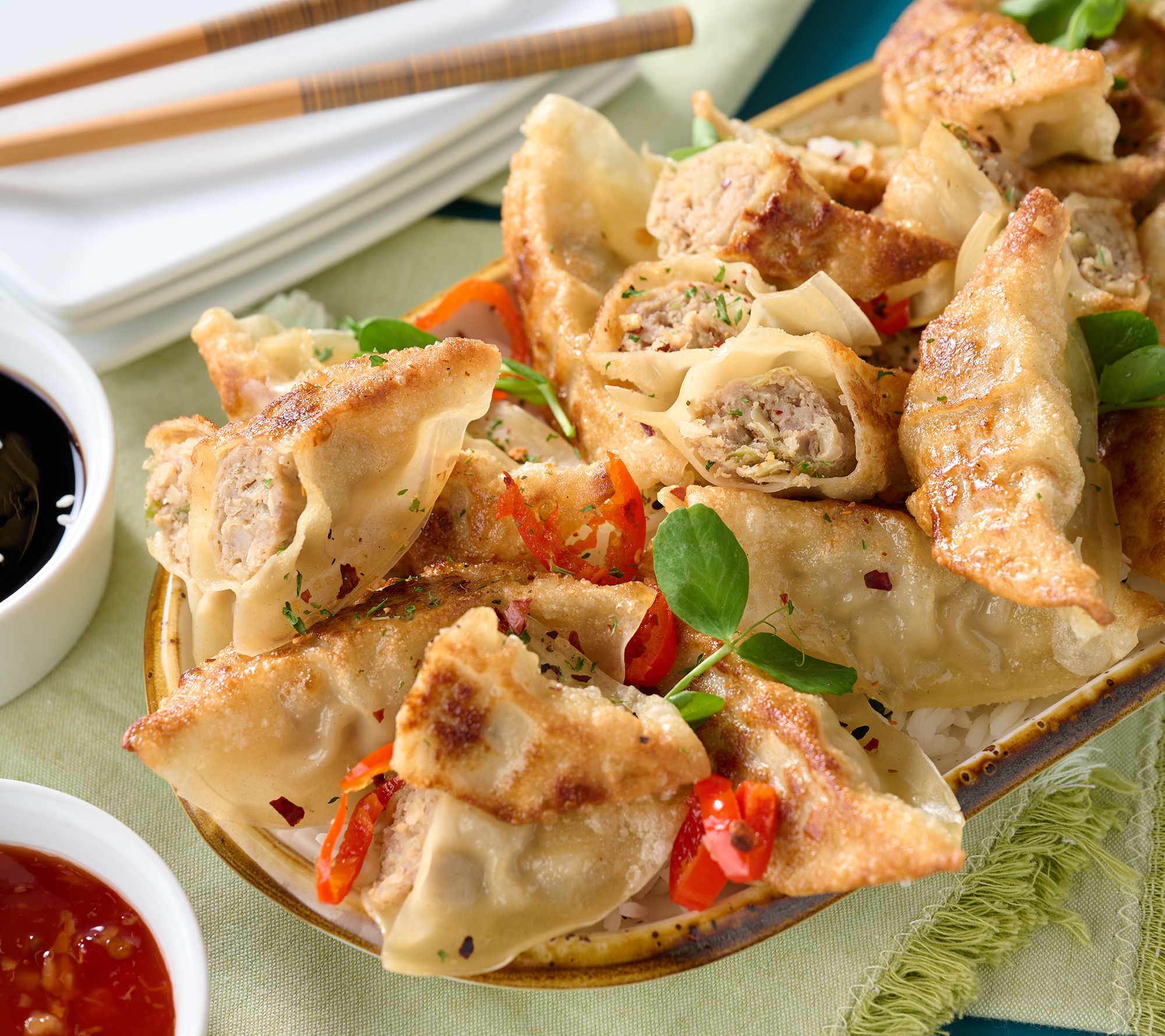 Perfect Gourmet 100-pc Classic Potstickers In Choice of Flavor