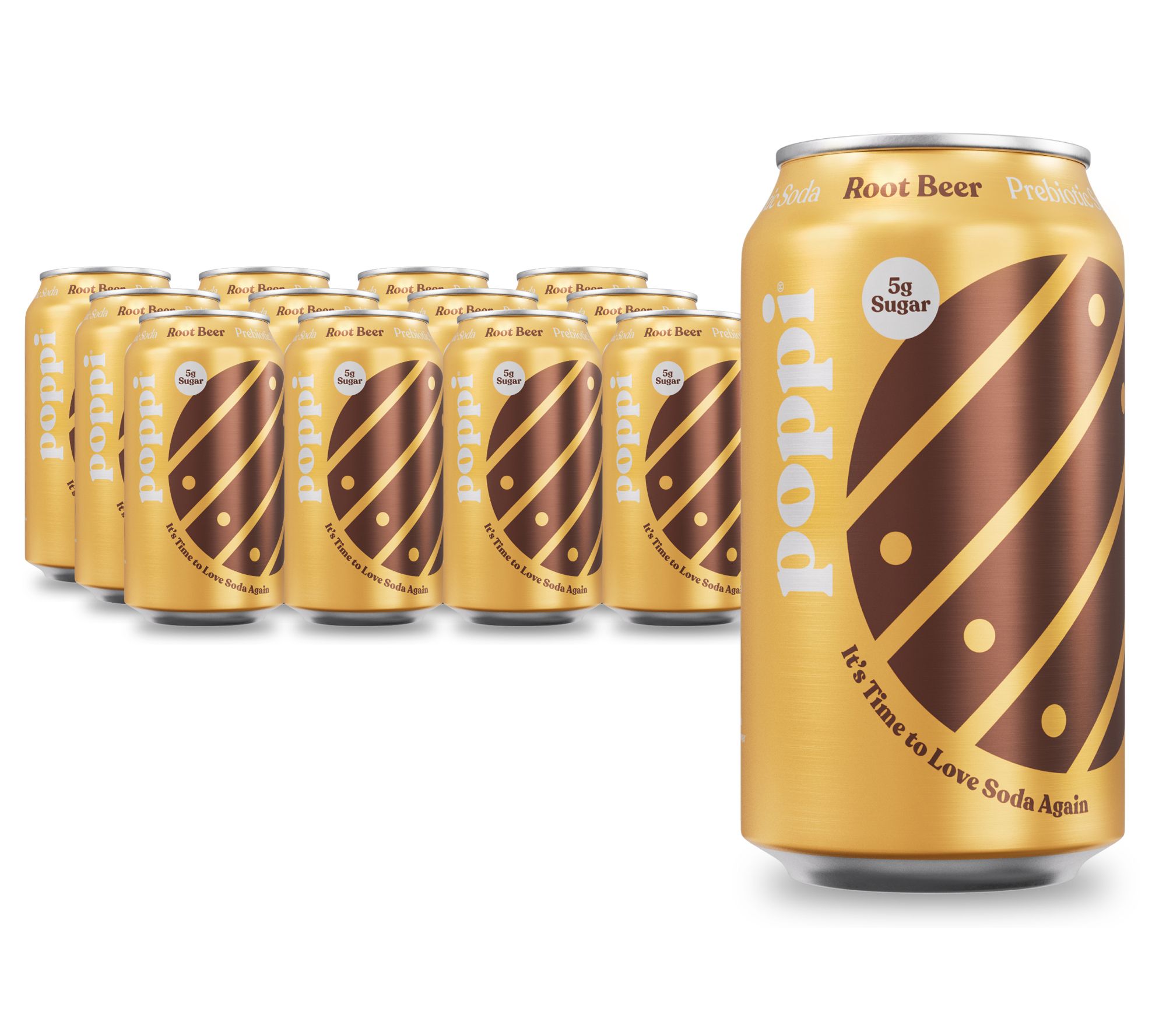 Poppi (12) 12-oz Cans Prebiotic Soda - Root Beer - QVC.com