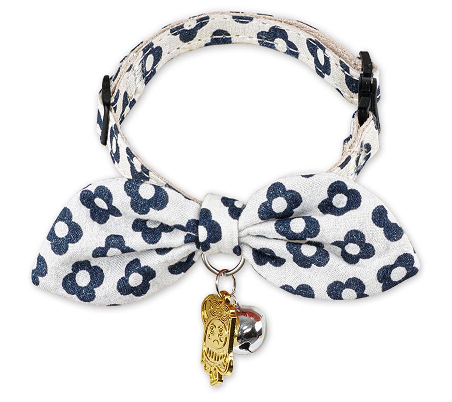 Touchcat Designer Collar with large Bowtie andBell