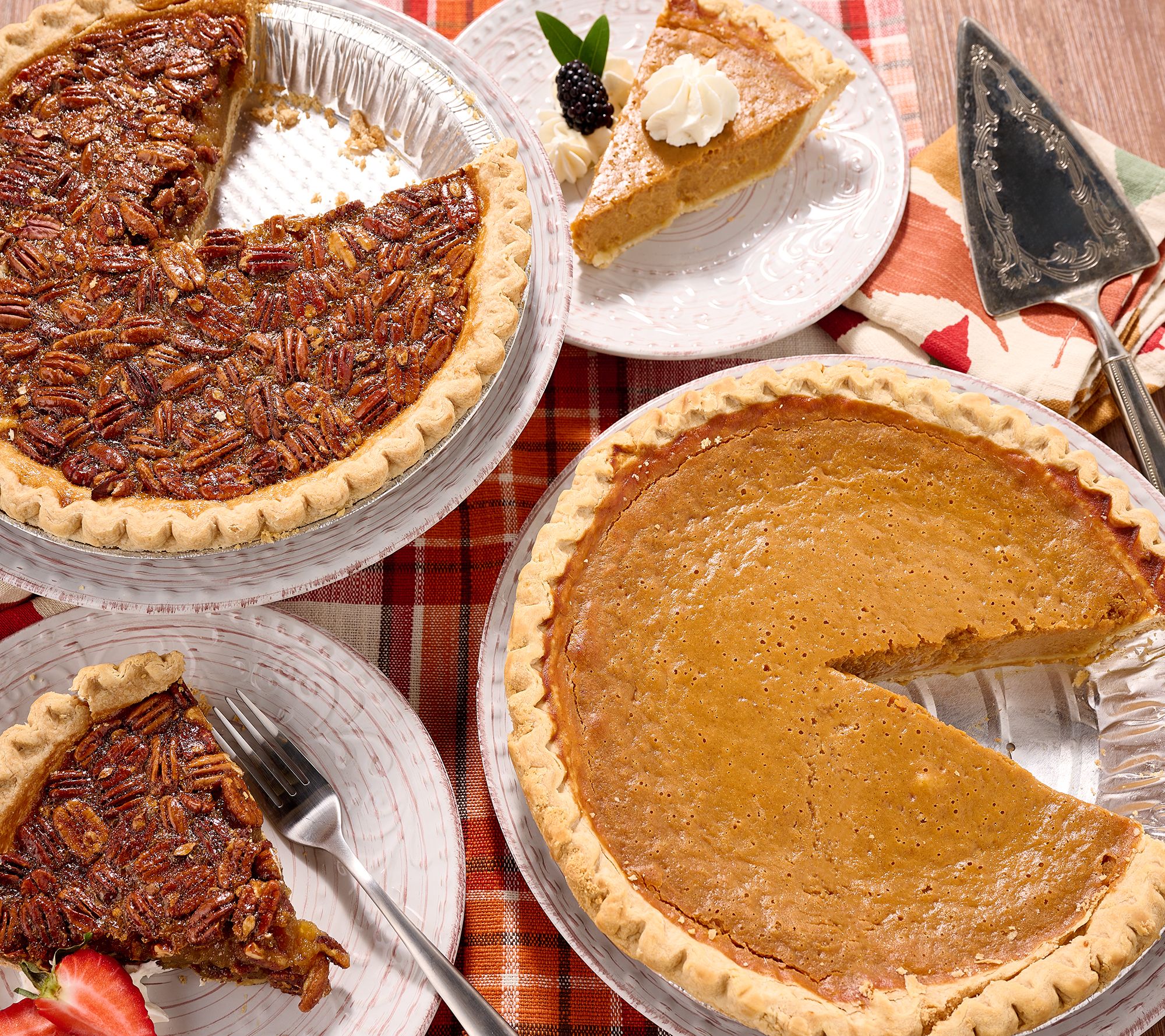 David's Cookies (2) 10" Pies Signature Holiday Collection