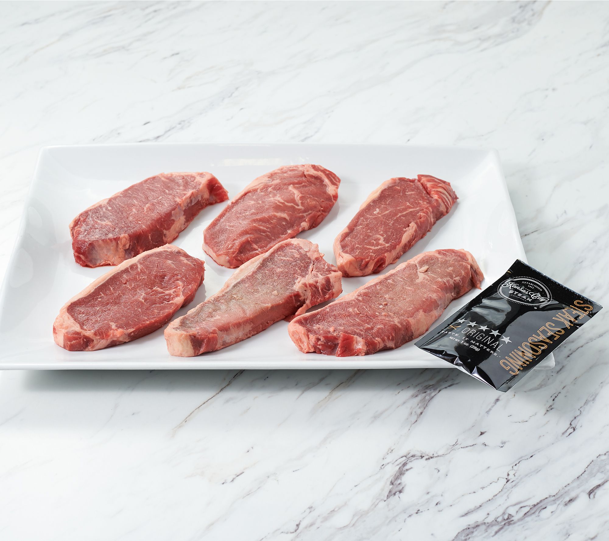 Kansas City (6) 8oz Strip Steaks