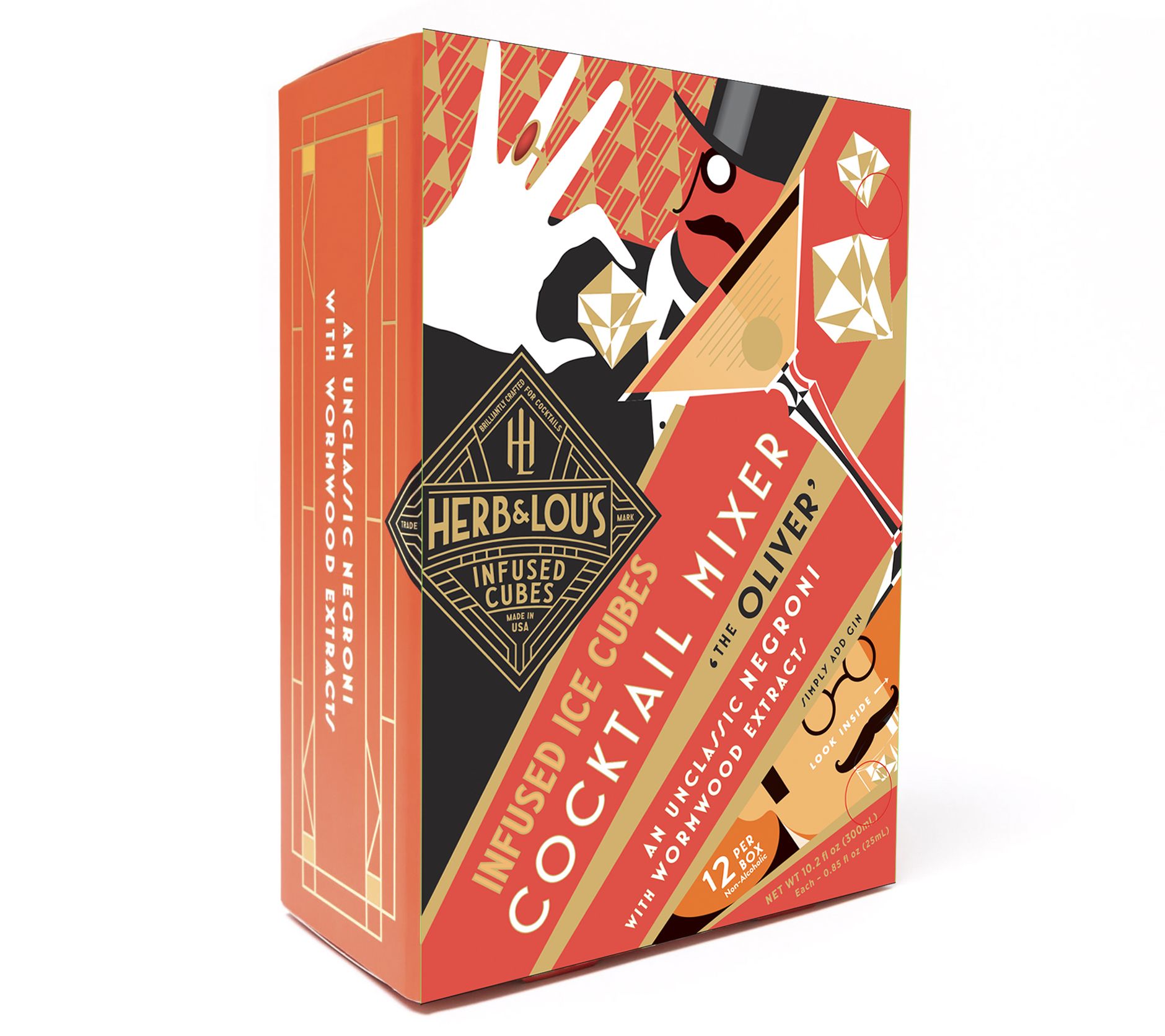 Herb & Lou's Infused Cubes Holiday Sampler Cocktail Mixer